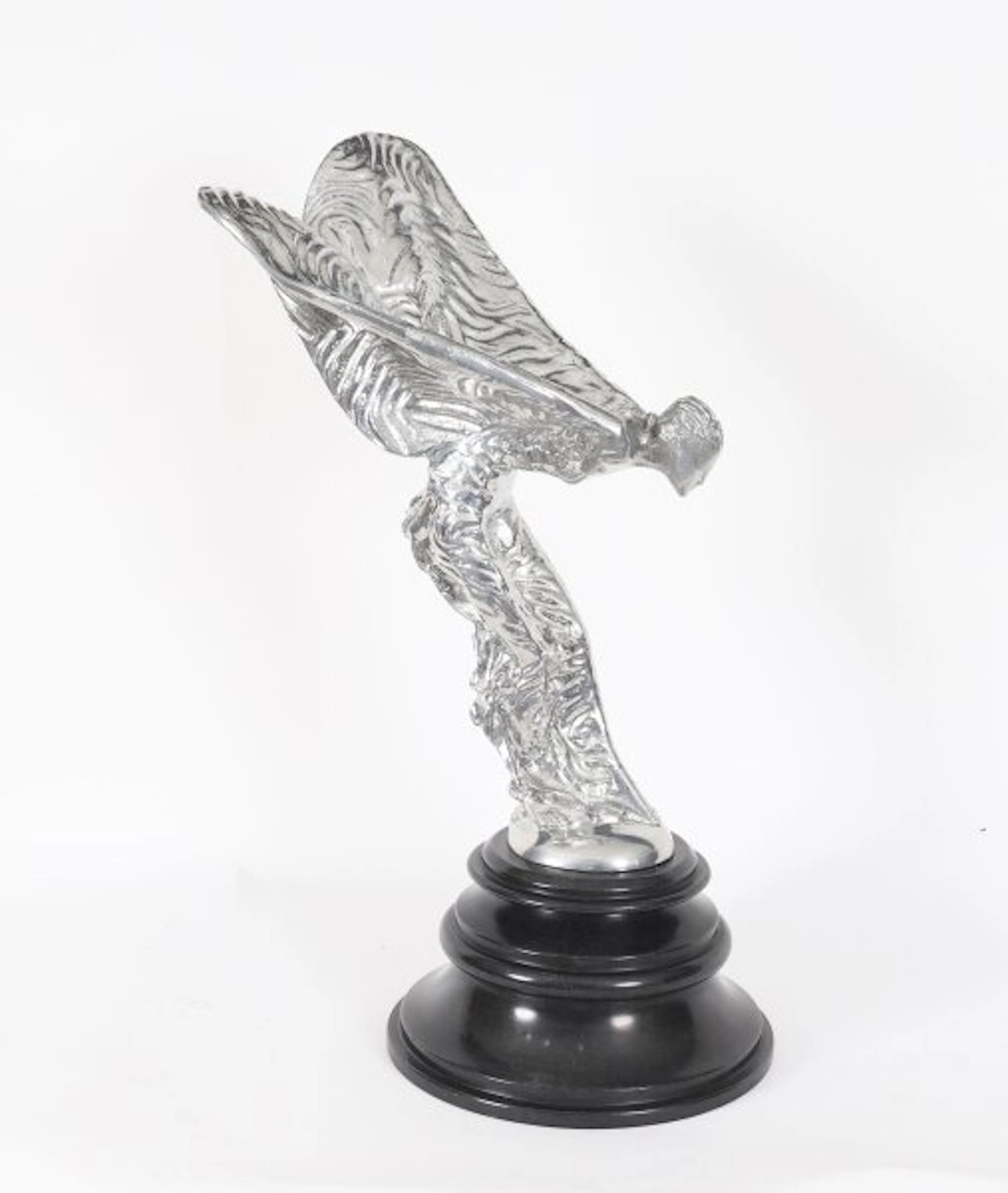 Vintage 2ft6inch 75cm Rolls Royce Spirit of Ecstasy Sculpture mid- 20th Century