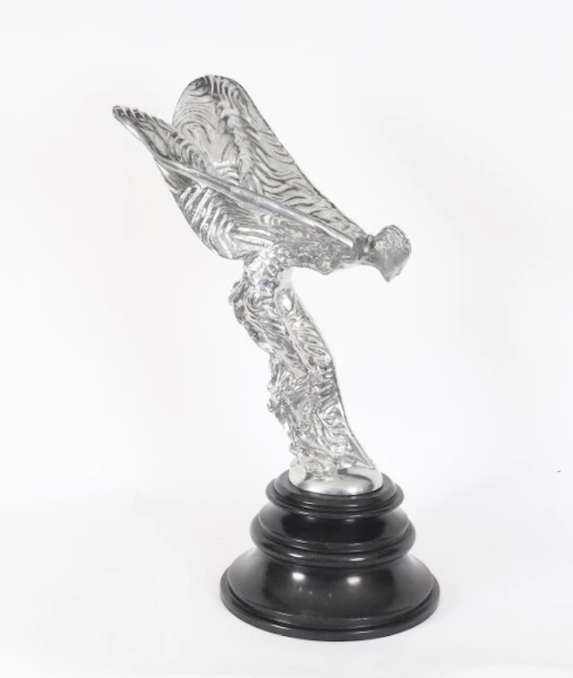 Vintage 2ft6inch 75cm Rolls Royce Spirit of Ecstasy Sculpture mid- 20th Century