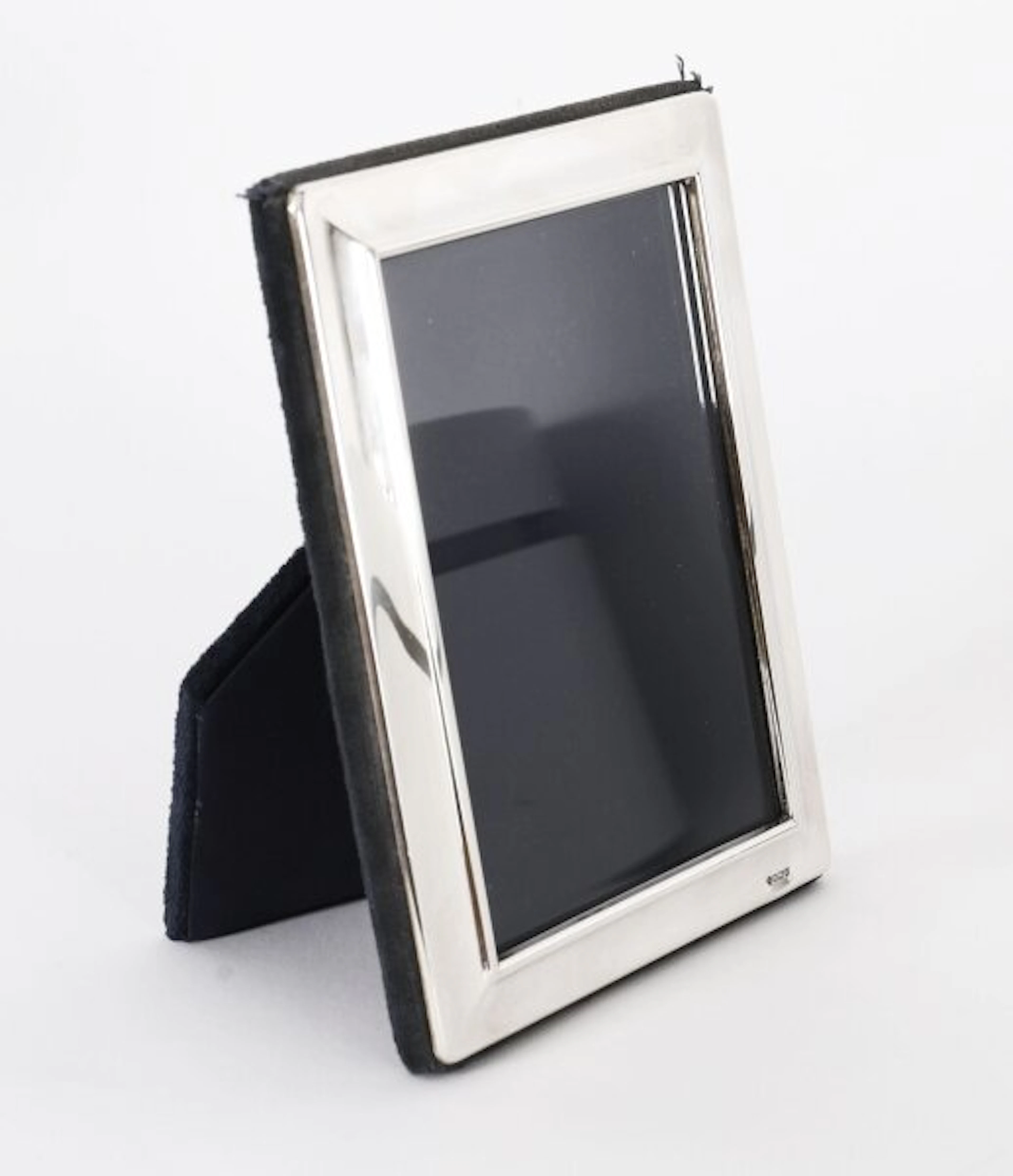 Vintage Sterling Silver Rectangular Portrait Photo Frame by Carrs 20thC 15x11cm