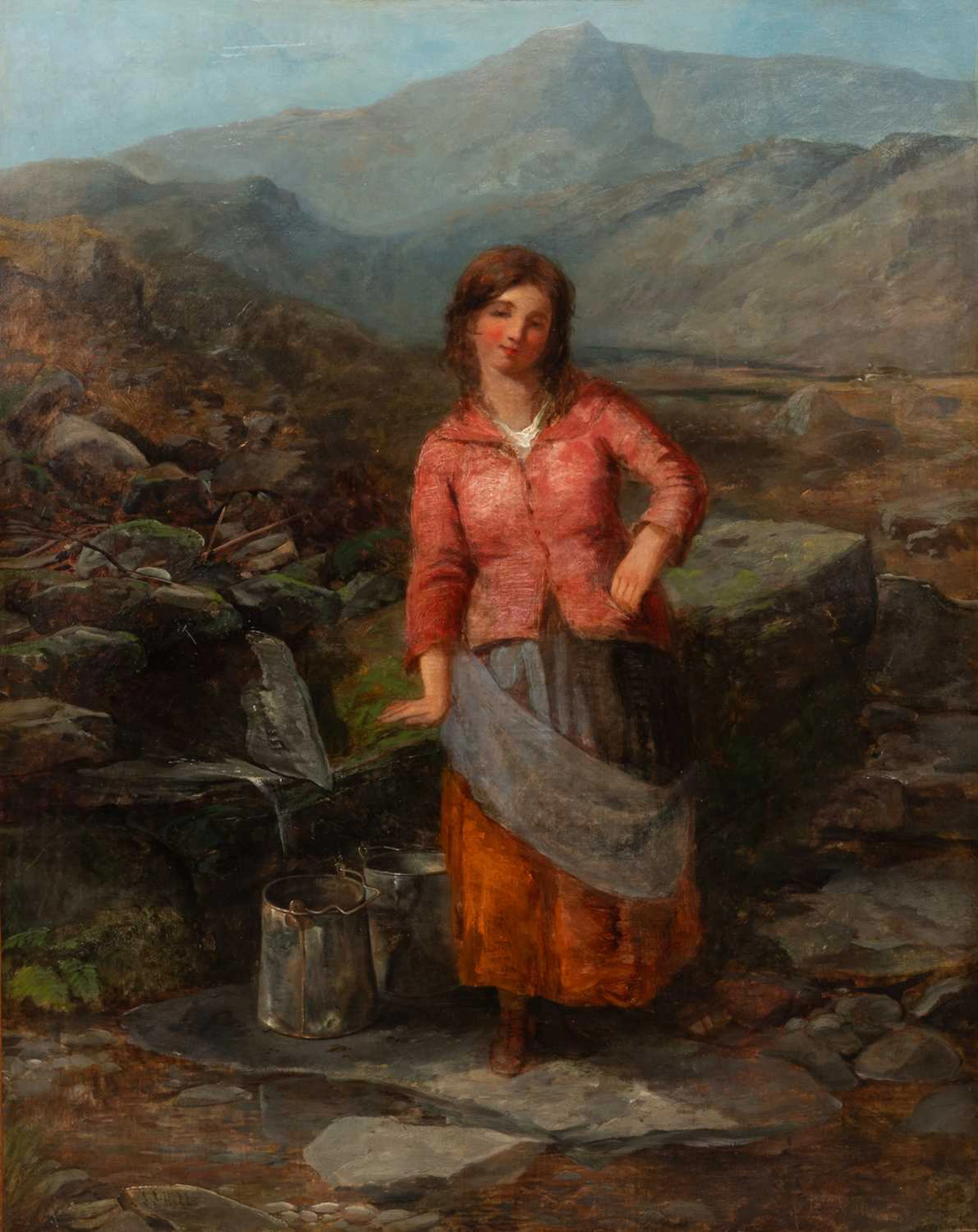 JAMES JOHN HILL (1811-1882) FETCHING THE WATER