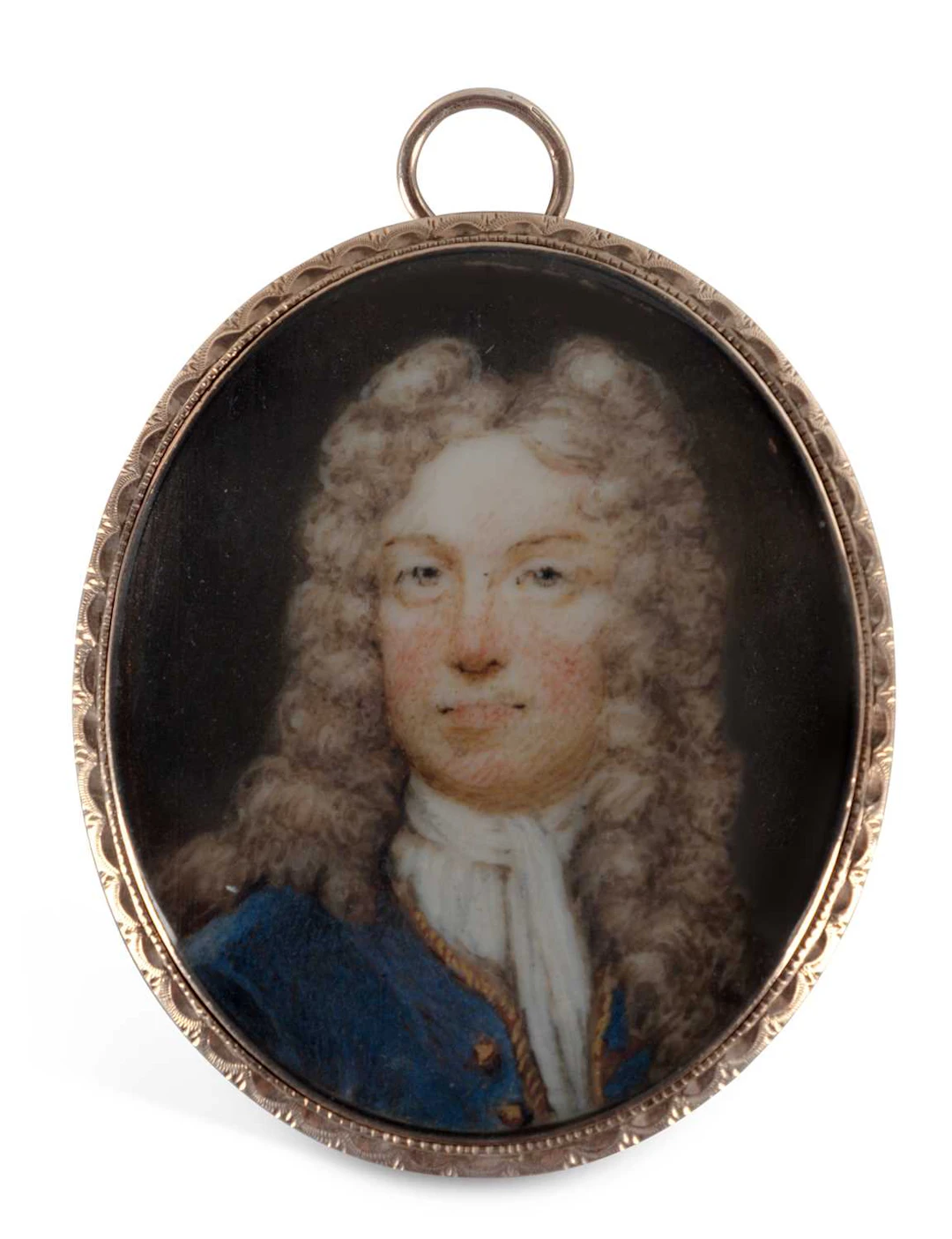 A GOLD FRAMED PORTRAIT MINIATURE 19TH CENTURY