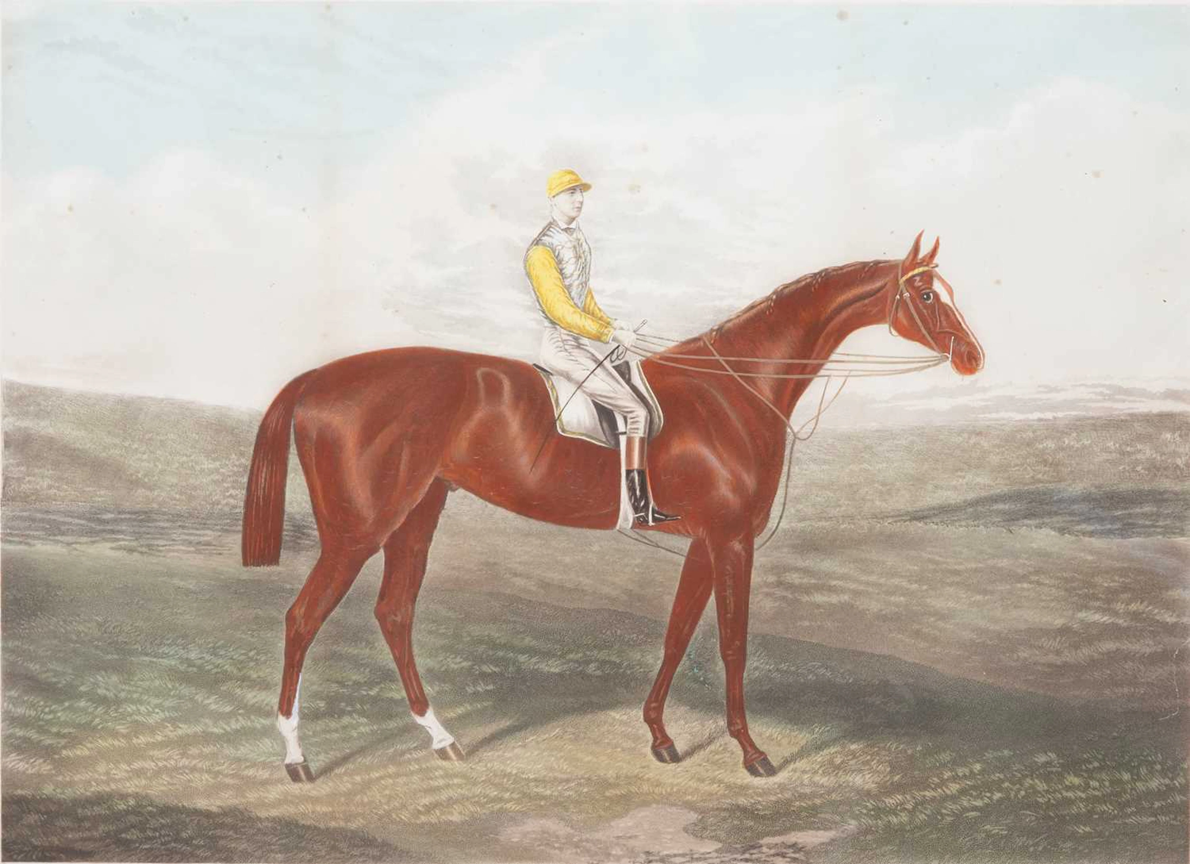 HORSE RACING INTEREST: AFTER SYDNEY R WOMBILL (1857-1916) SAINFOIN