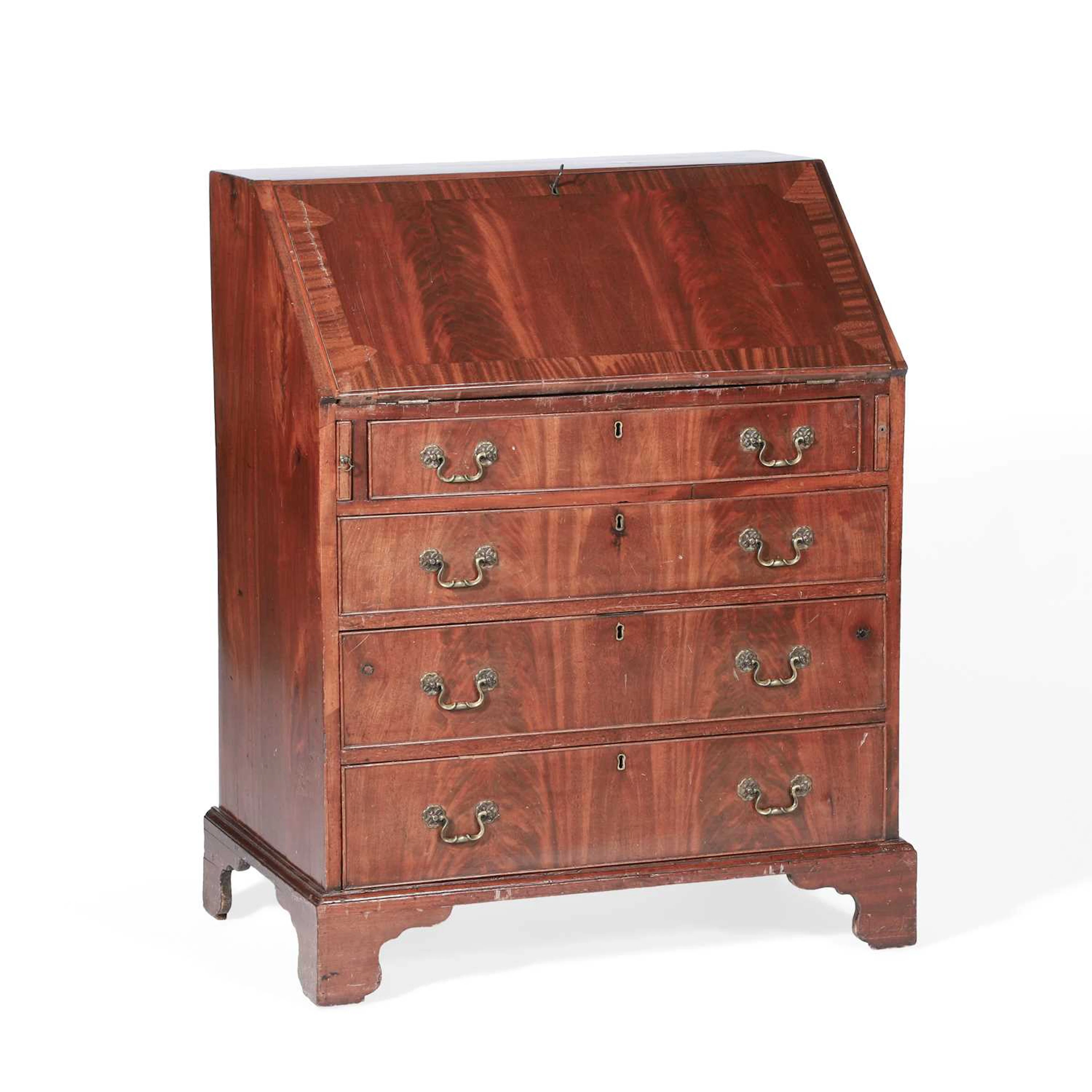 A MAHOGANY BUREAU