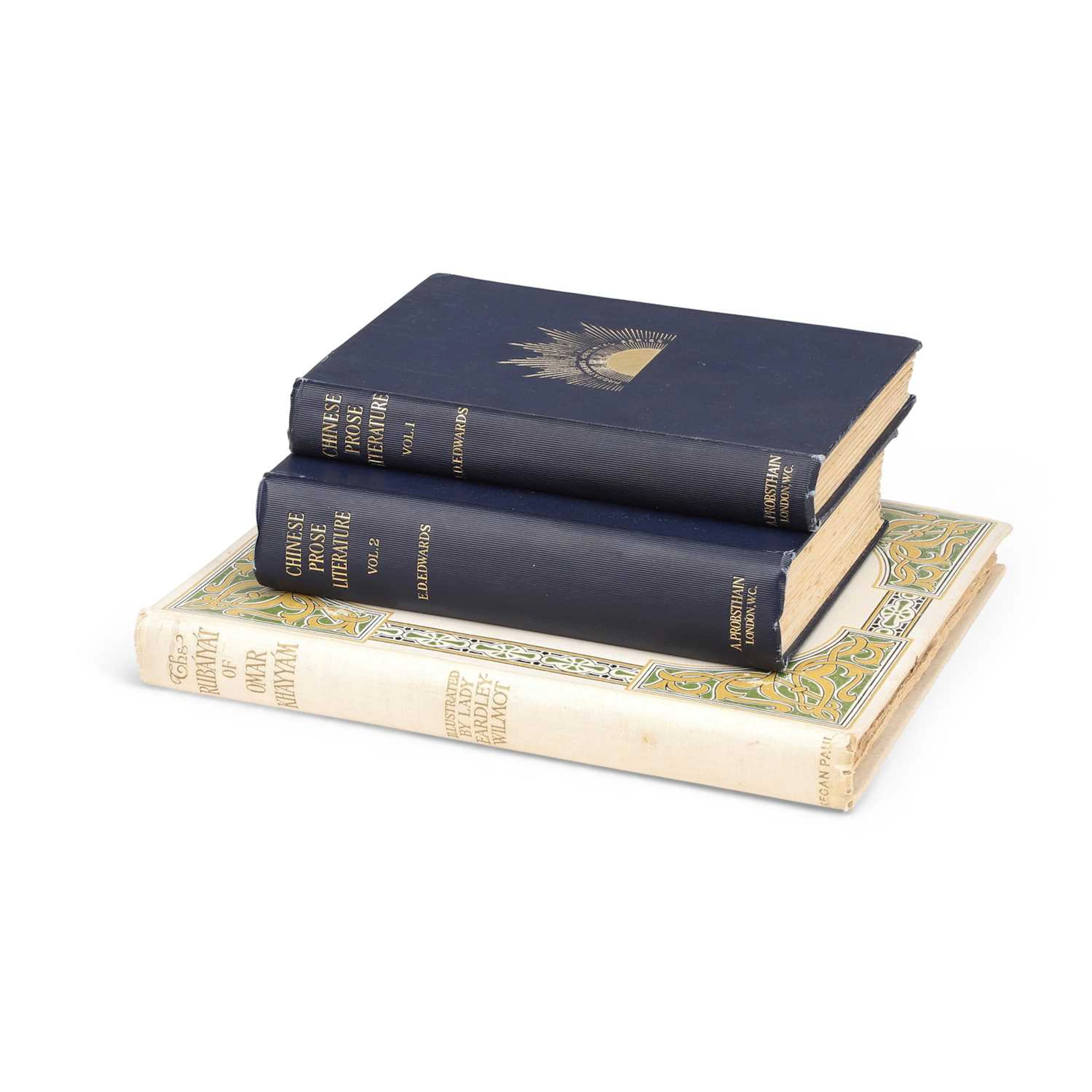 THE RUBAIYAT OF OMAR KHAYYAM AND TWO OTHER VOLUMES