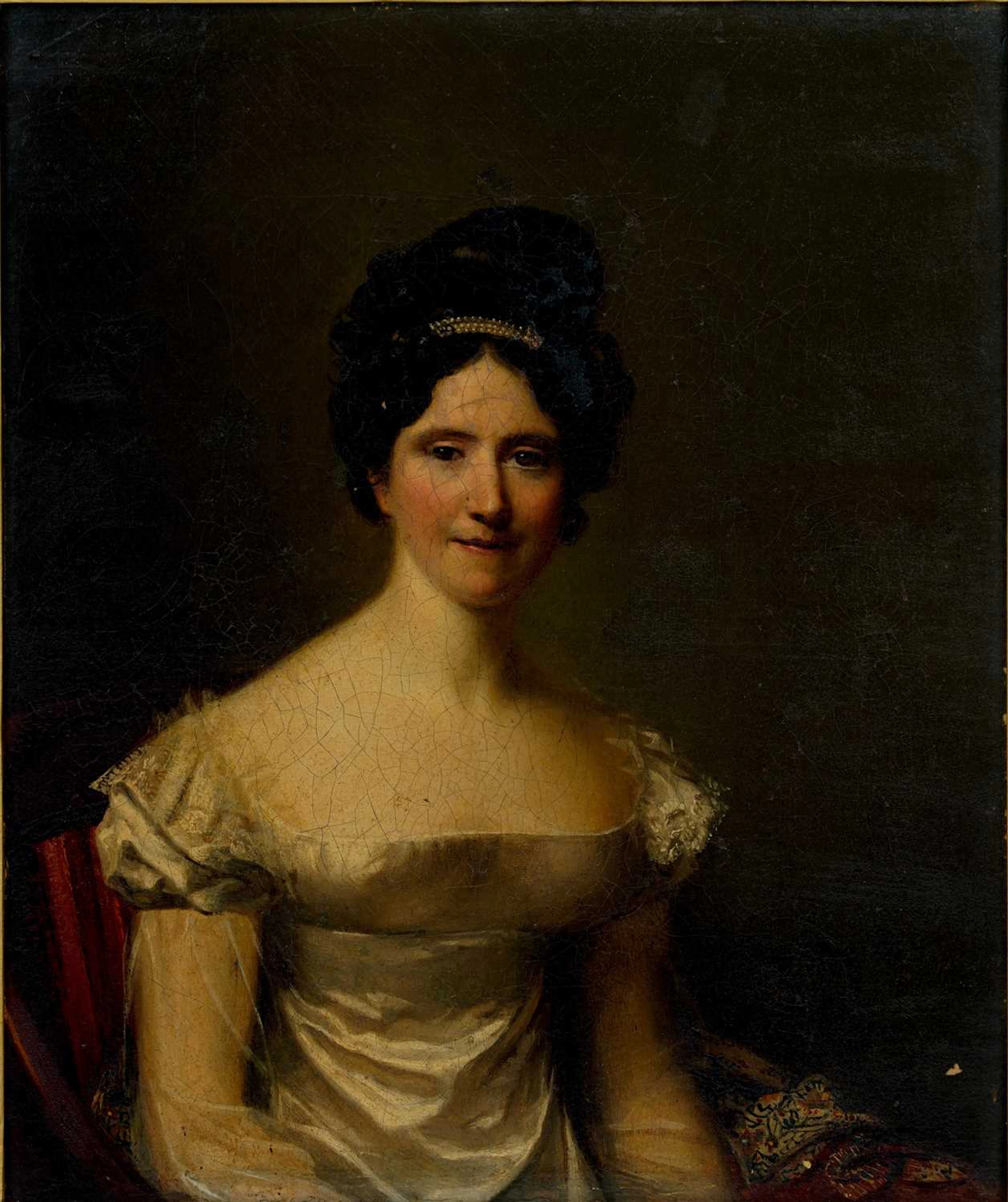 19TH CENTURY FRENCH SCHOOL PORTRAIT OF LOUISA VERITY (WIFE OF THOMAS