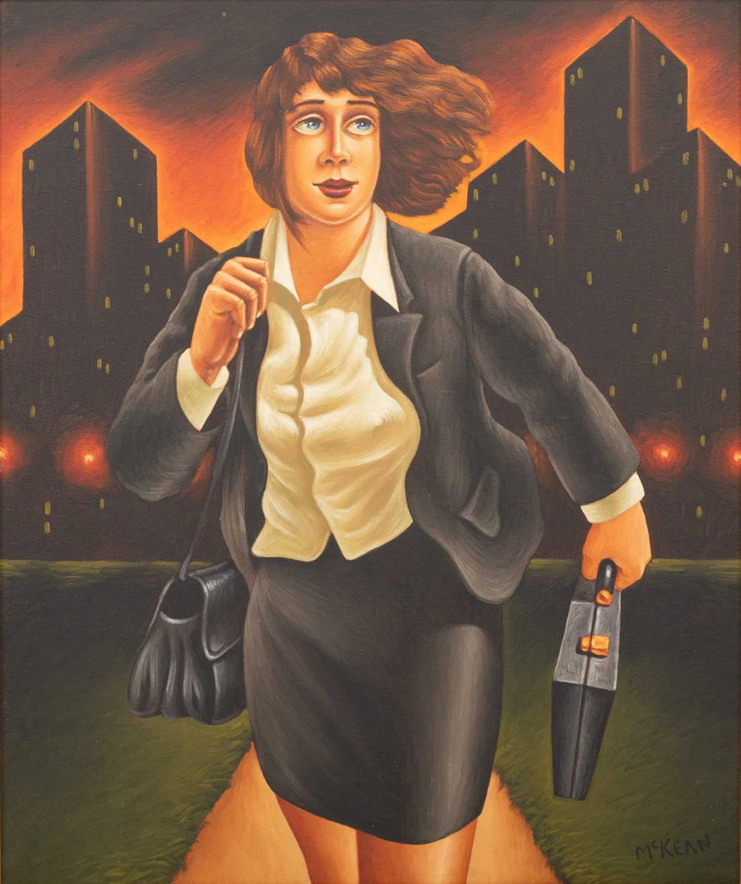 ‡ GRAHAM MCKEAN (BORN 1962) THE BUSINESSWOMAN