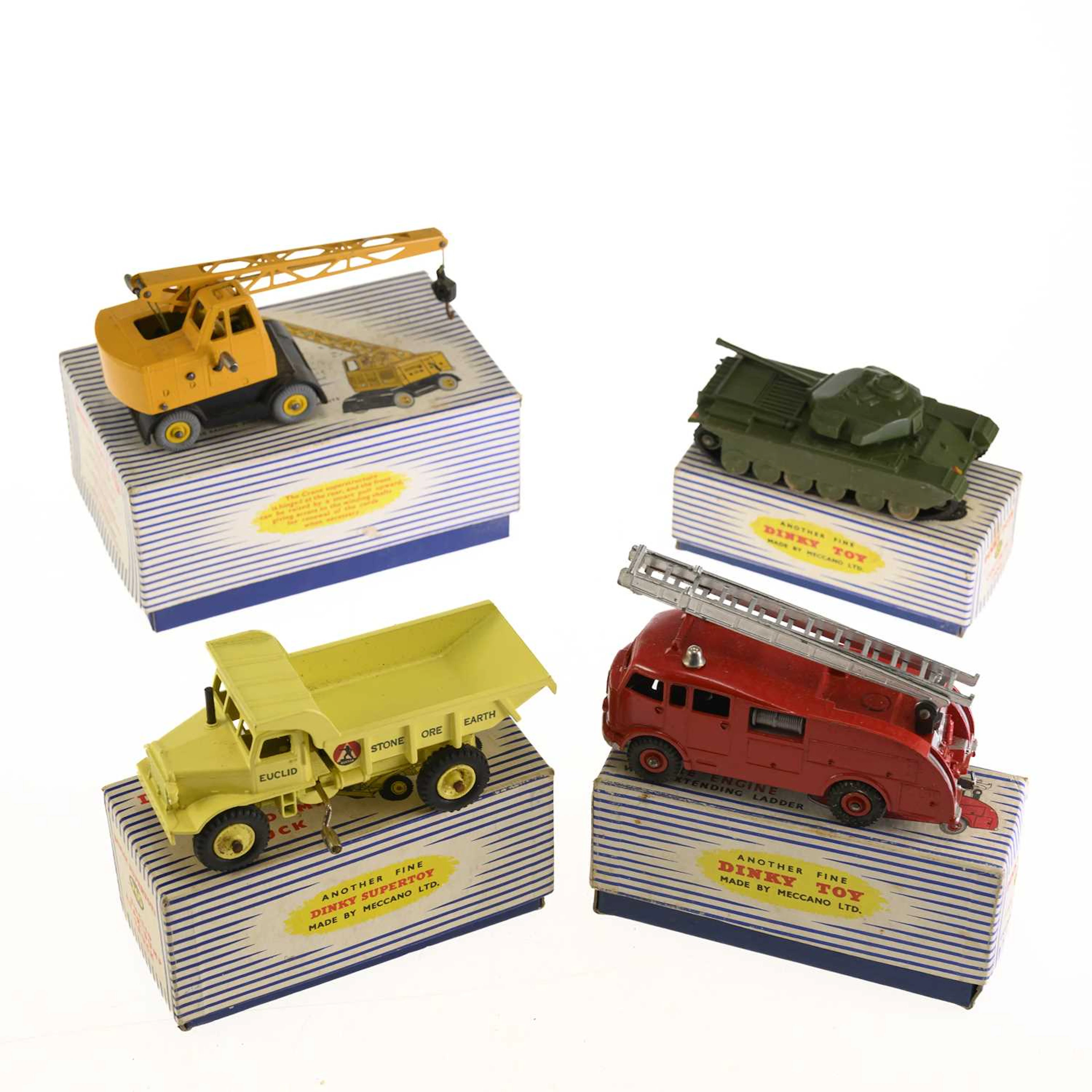 FOUR DINKY SUPERTOYS DIECAST MODELS