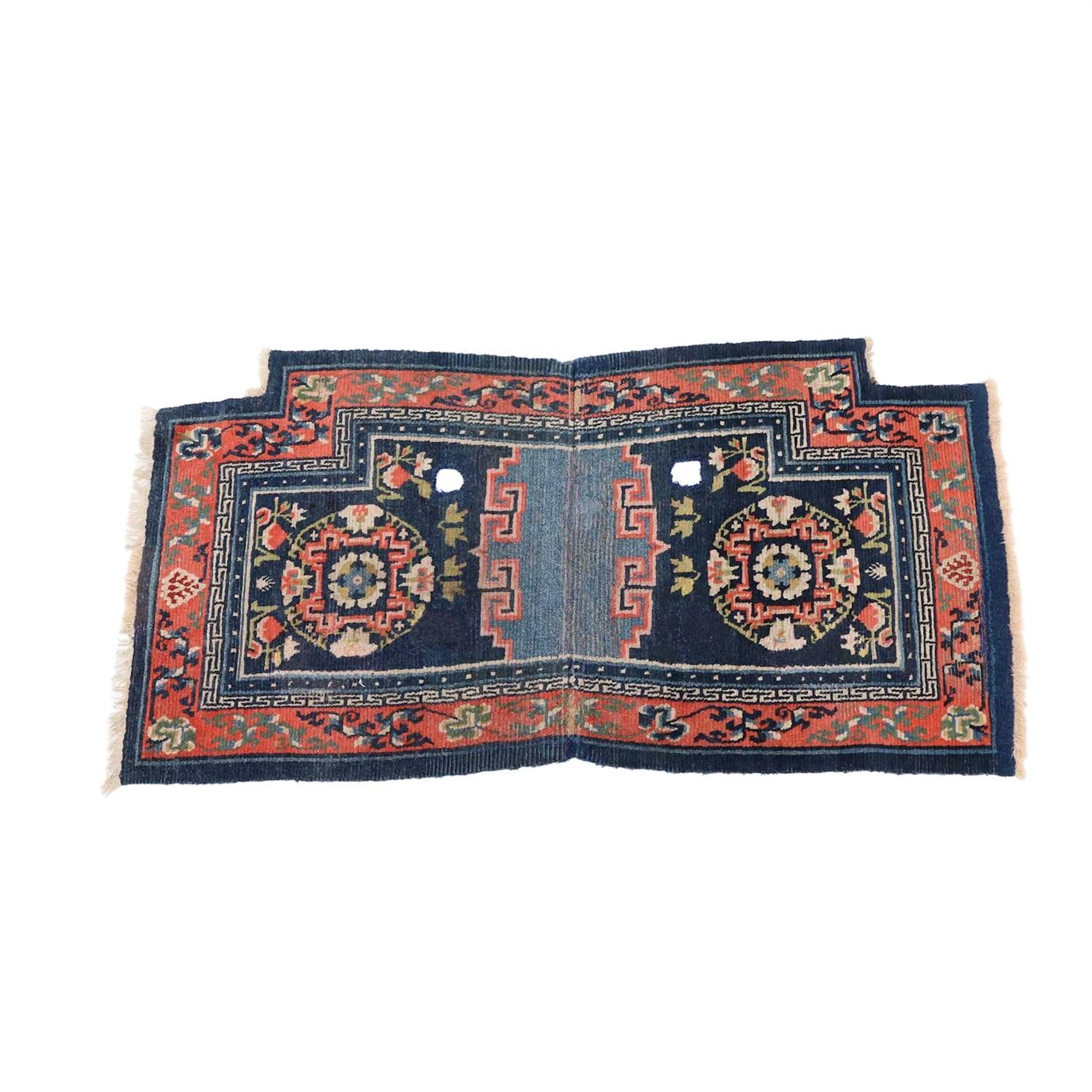 A TIBETAN SADDLE RUG