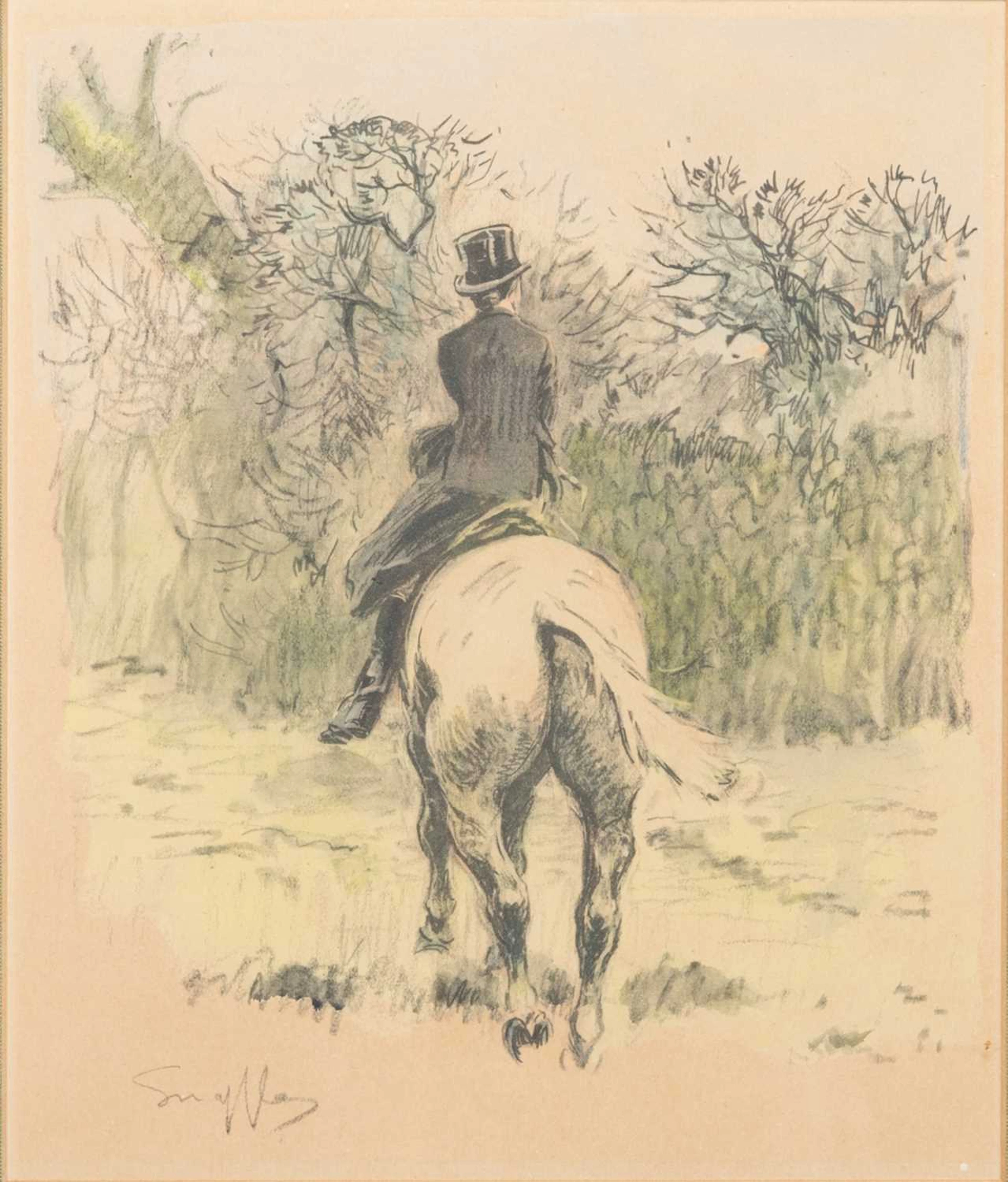 ‡ AFTER SNAFFLES: CHARLES JOHNSON PAYNE (1884-1967) LADY SIDE SADDLE