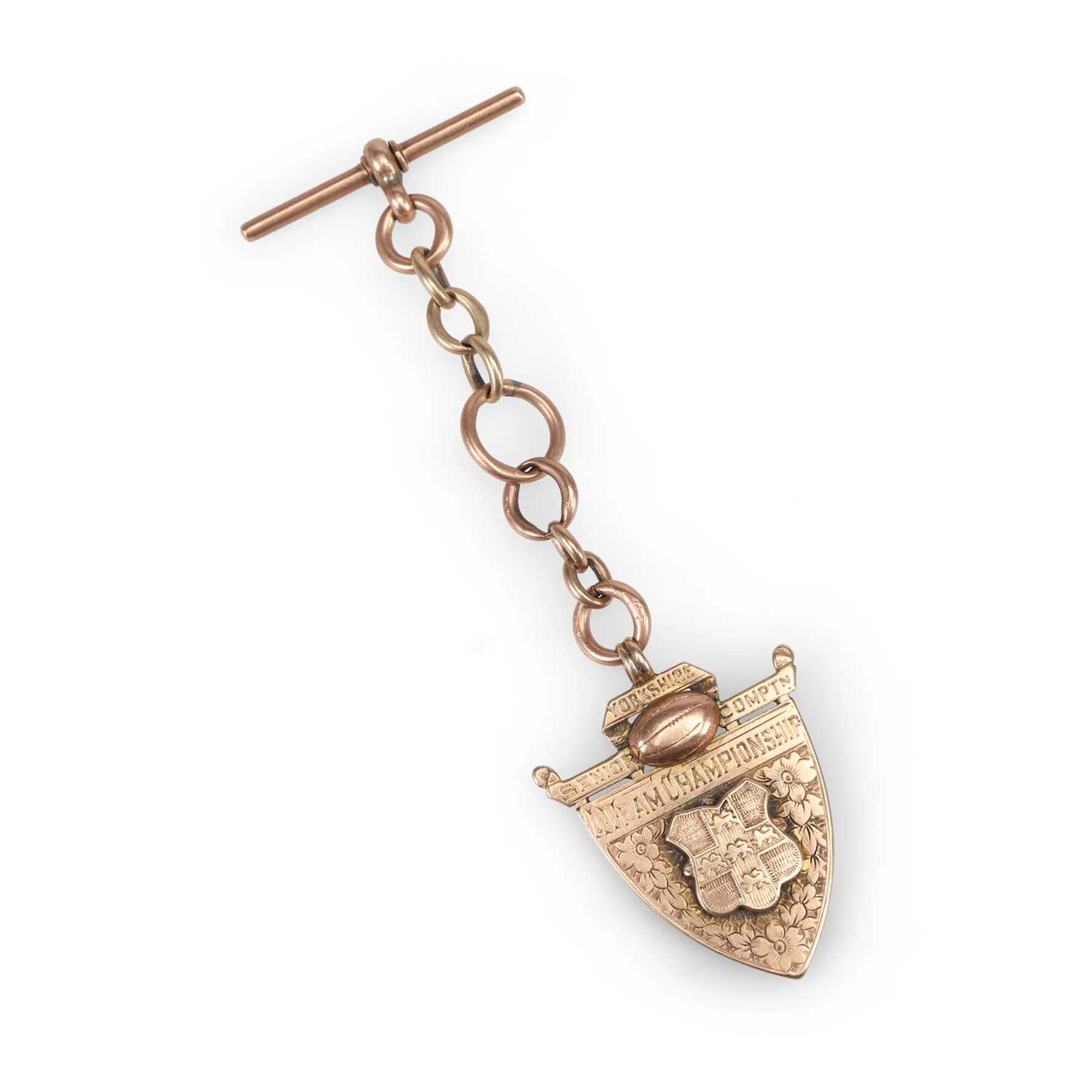 A 9 CARAT GOLD SPORTS MEDALLION