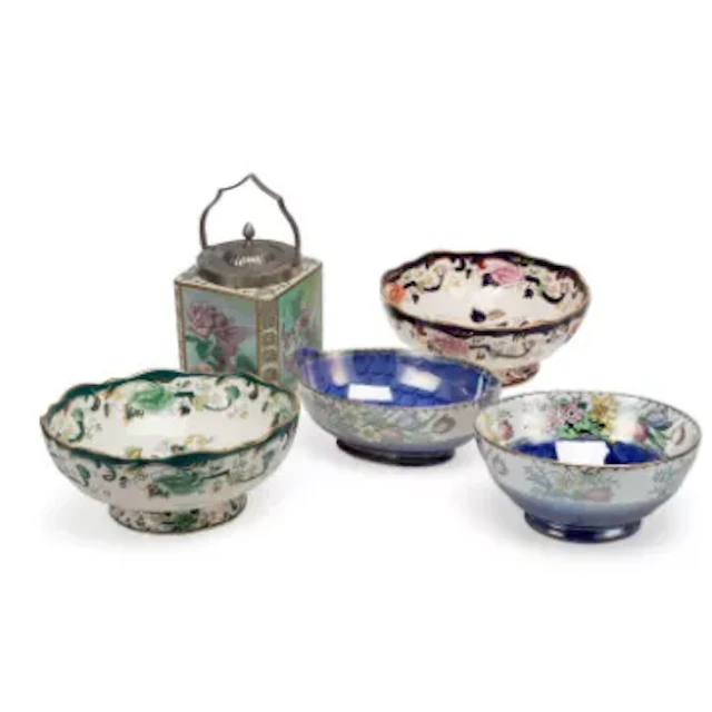 A GROUP OF CERAMICS