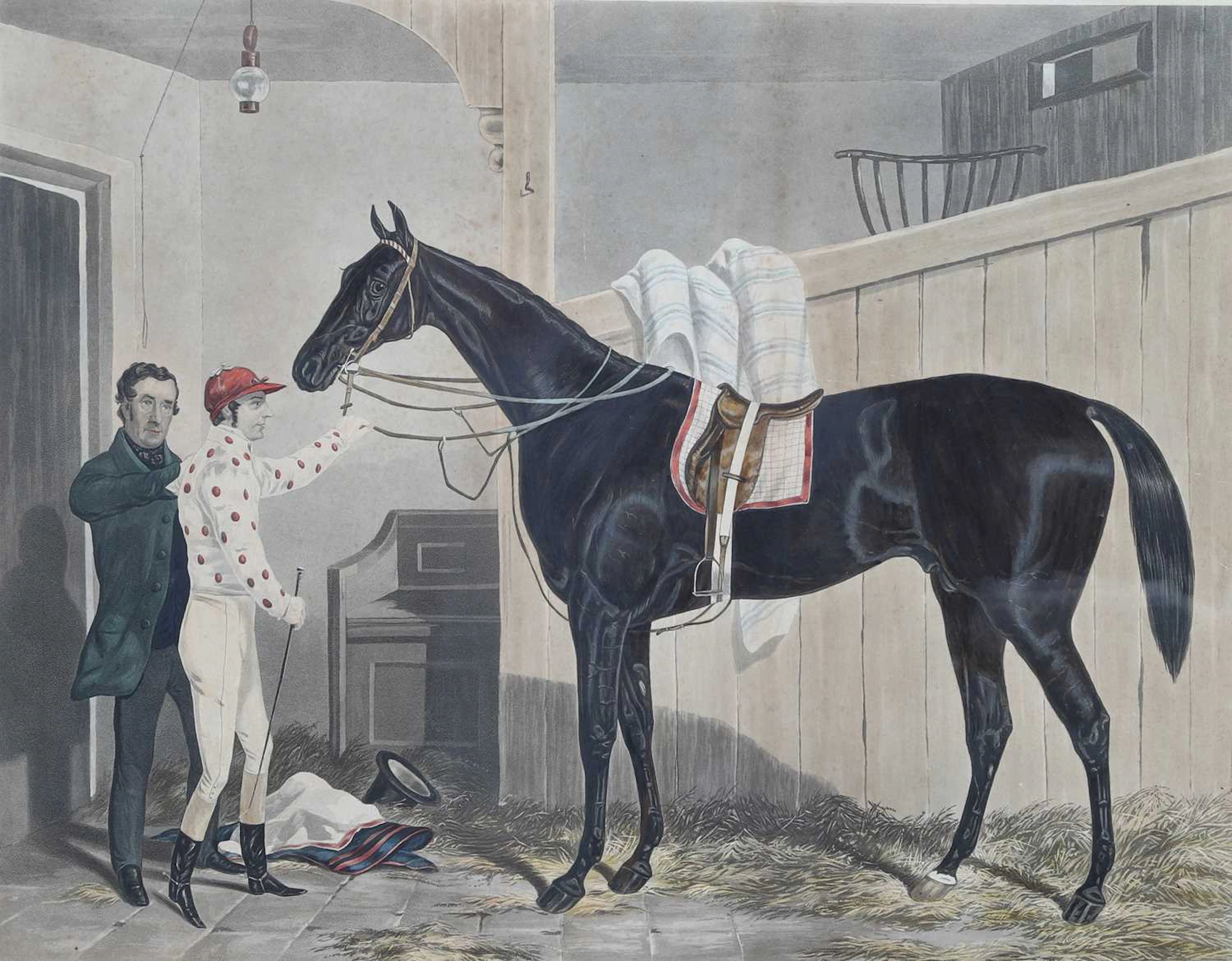 HORSE RACING INTEREST: AFTER HARRY HALL (CIRCA 1814-1882) VOLTIGEUR