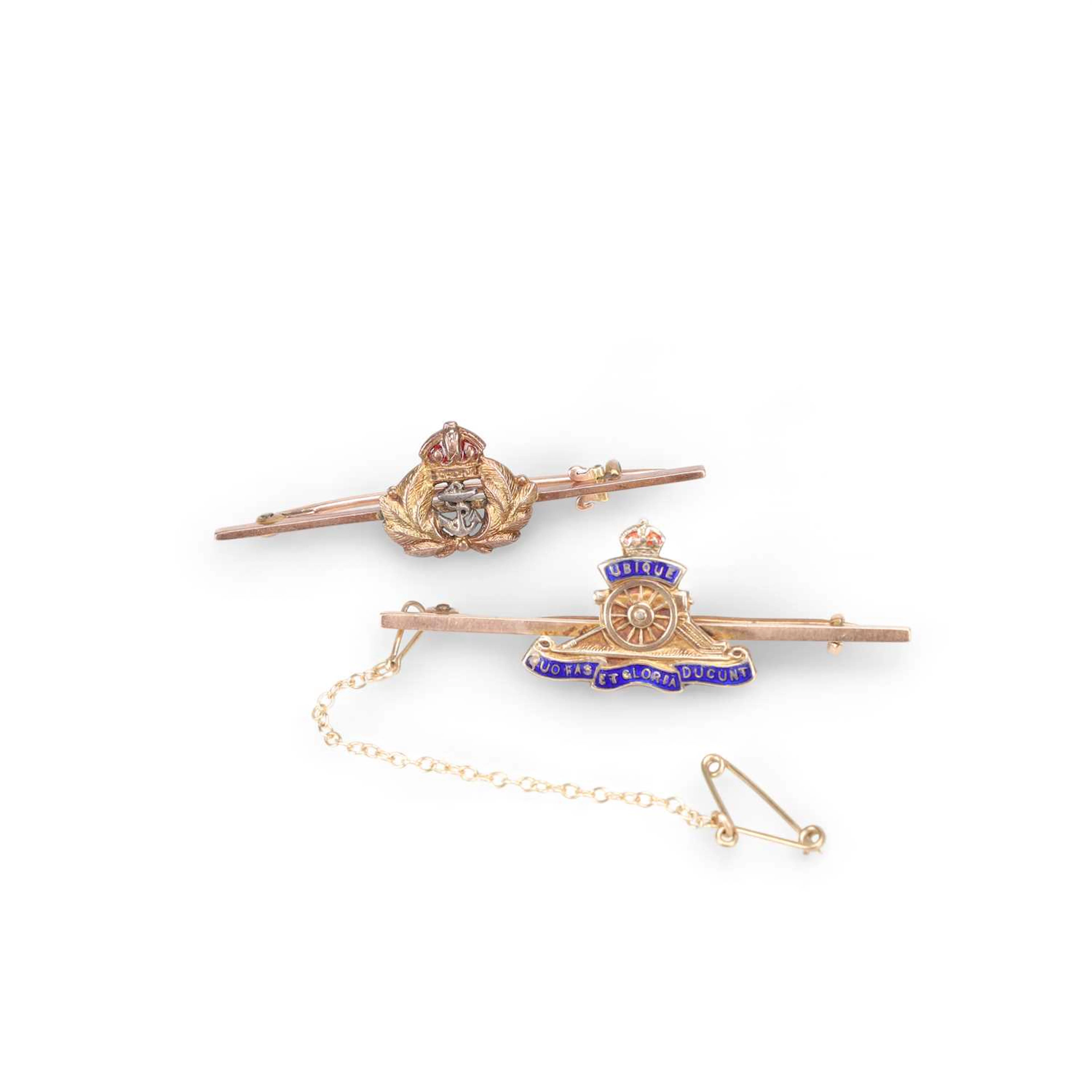 TWO SWEETHEART BROOCHES