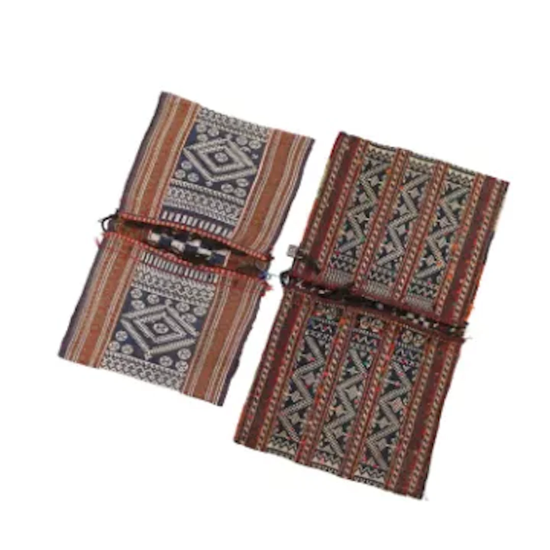 TWO SOUTH PERSIAN FLATWOVEN DOUBLE BAGS