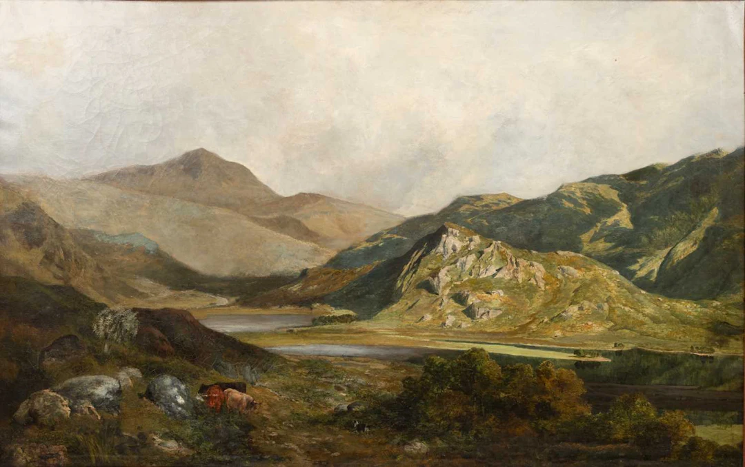 ATTRIBUTED TO ALFRED DE BREANSKI SENIOR (1852-1958) EXTENSIVE HIGHLAND