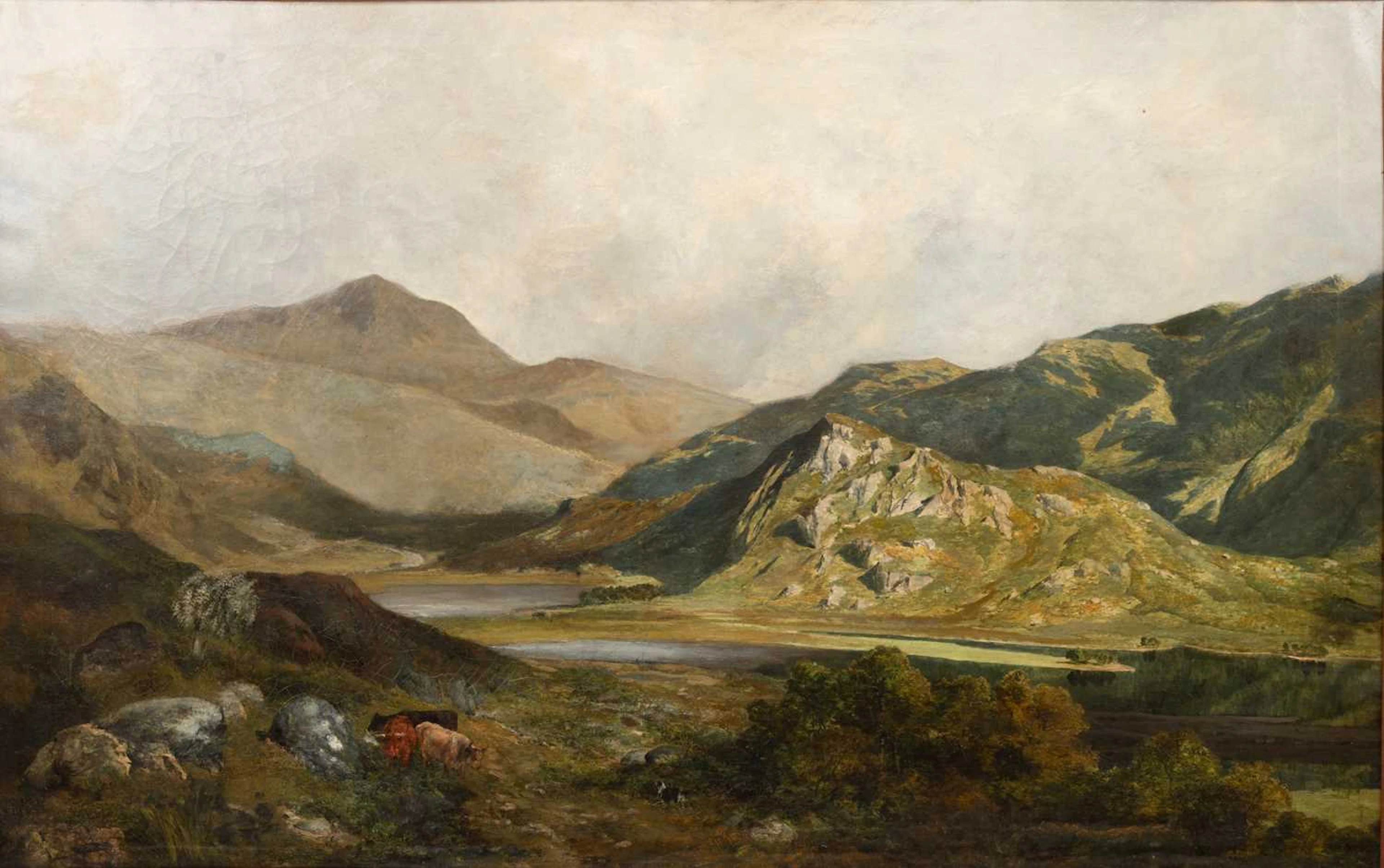 ATTRIBUTED TO ALFRED DE BREANSKI SENIOR (1852-1958) EXTENSIVE HIGHLAND