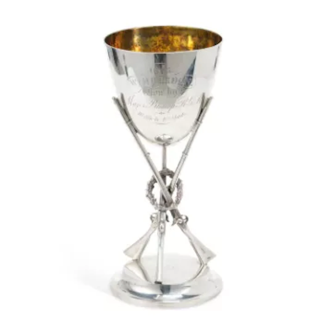 A LARGE VICTORIAN SHOOTING TROPHY