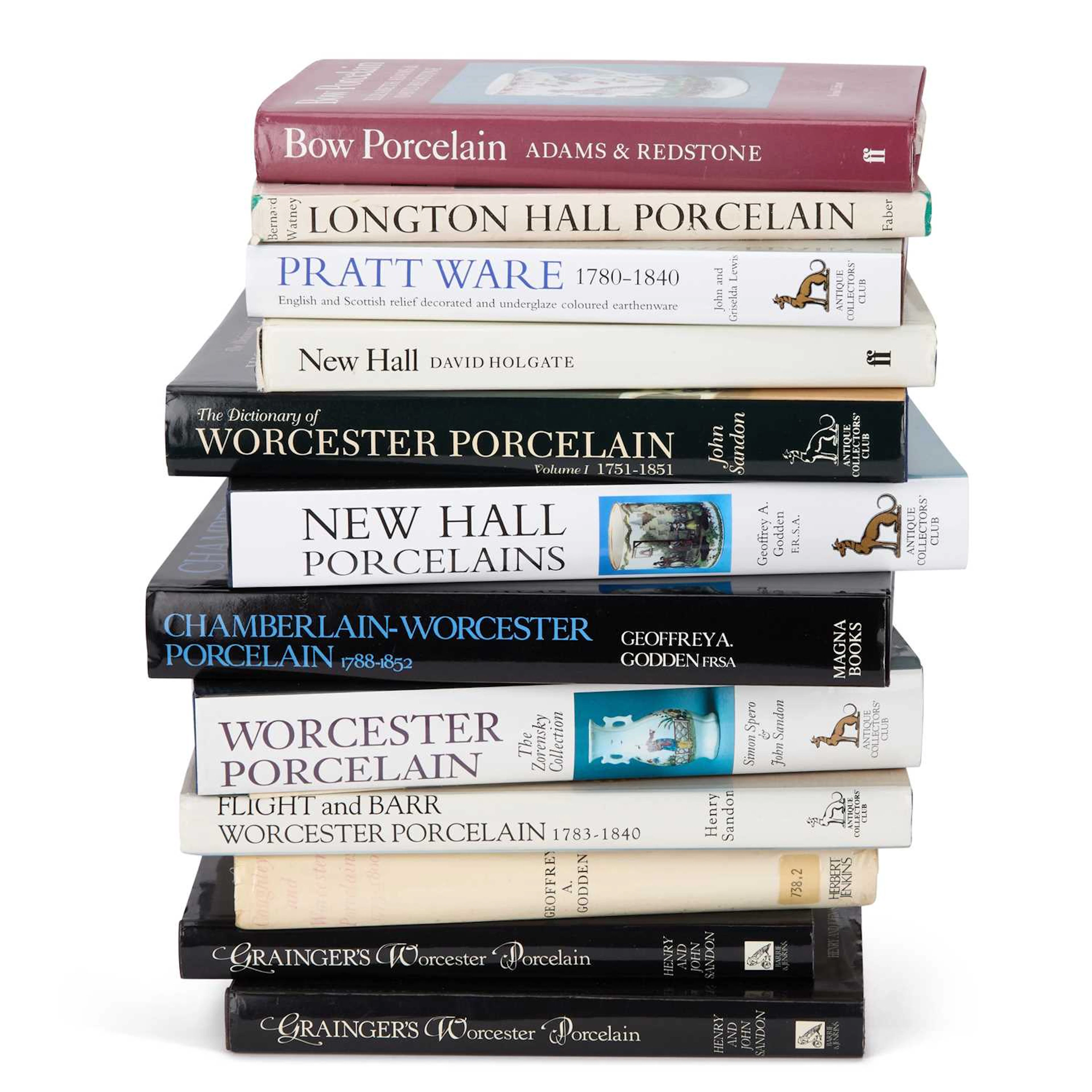 A COLLECTION OF CERAMICS REFERENCE BOOKS