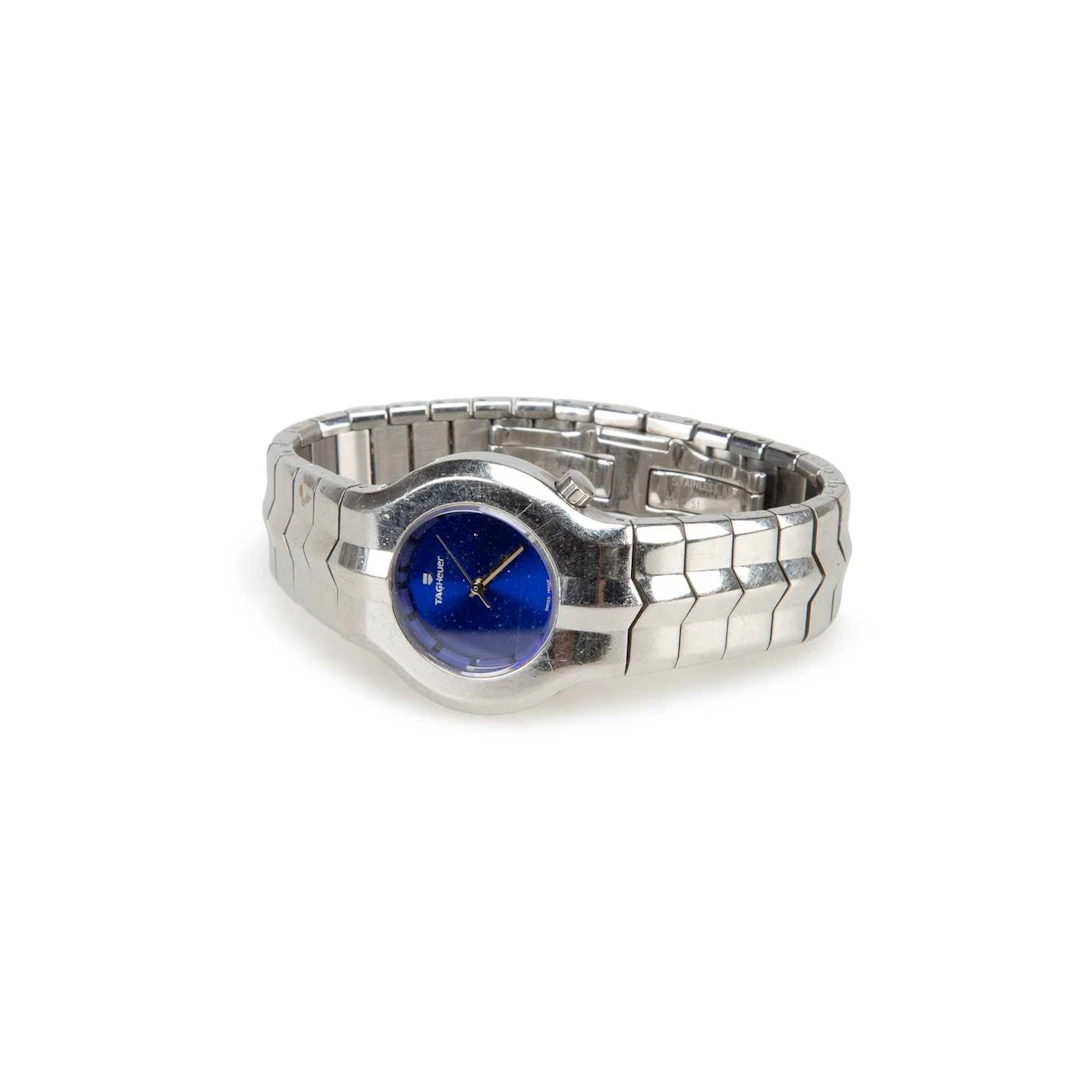 A LADY'S STEEL TAG HEUER ALTER EGO BRACELET WATCH