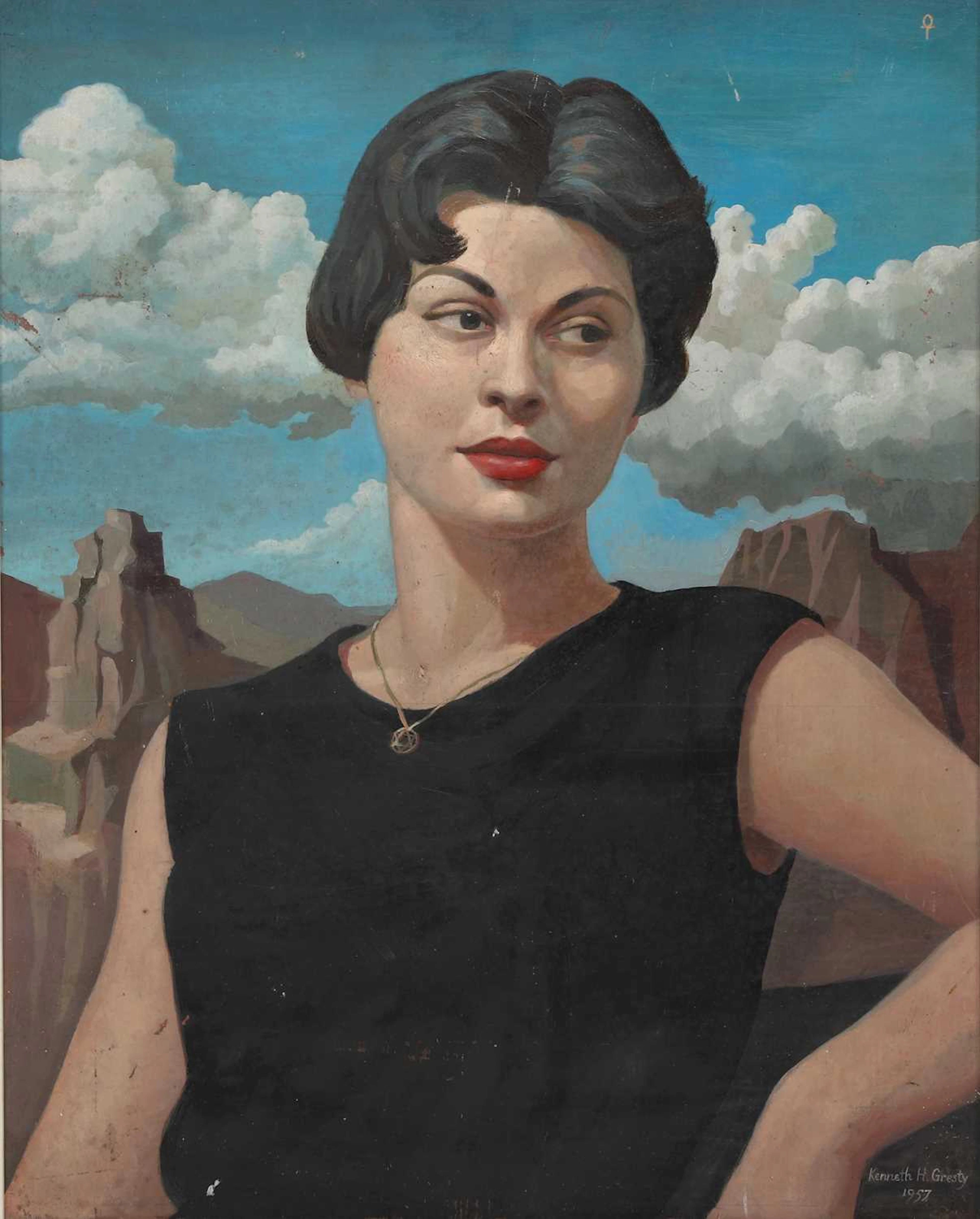 ‡ KENNETH HARRY GRESTY (1928-2002) PORTRAIT OF BRENDA