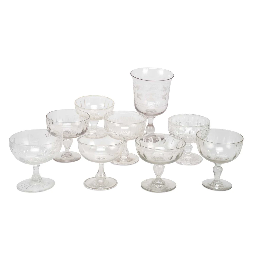 A LARGE QUANTITY OF GLASS WARES