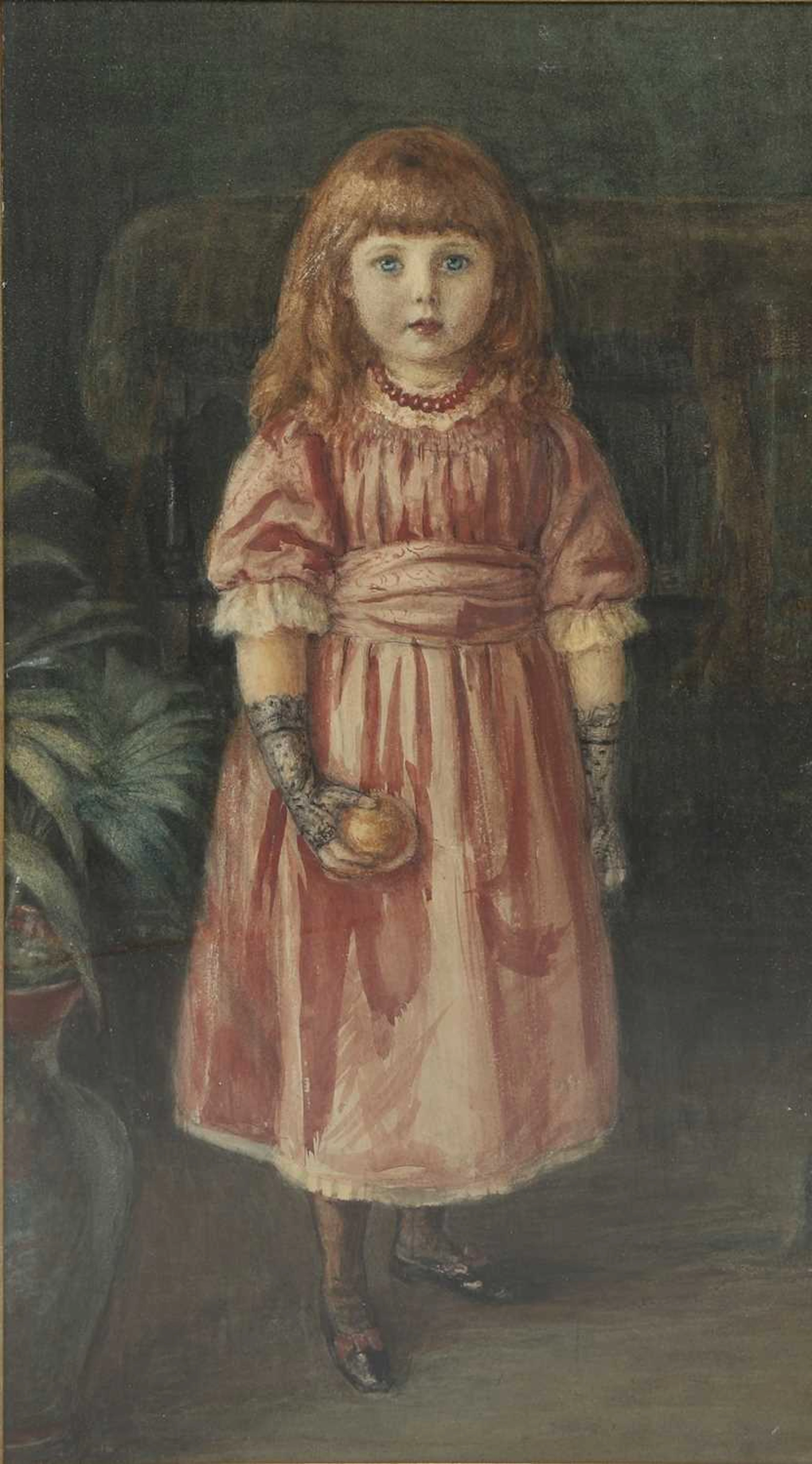 ATTRIBUTED TO HILDA FEARON (1878-1917) PORTRAIT OF A GIRL