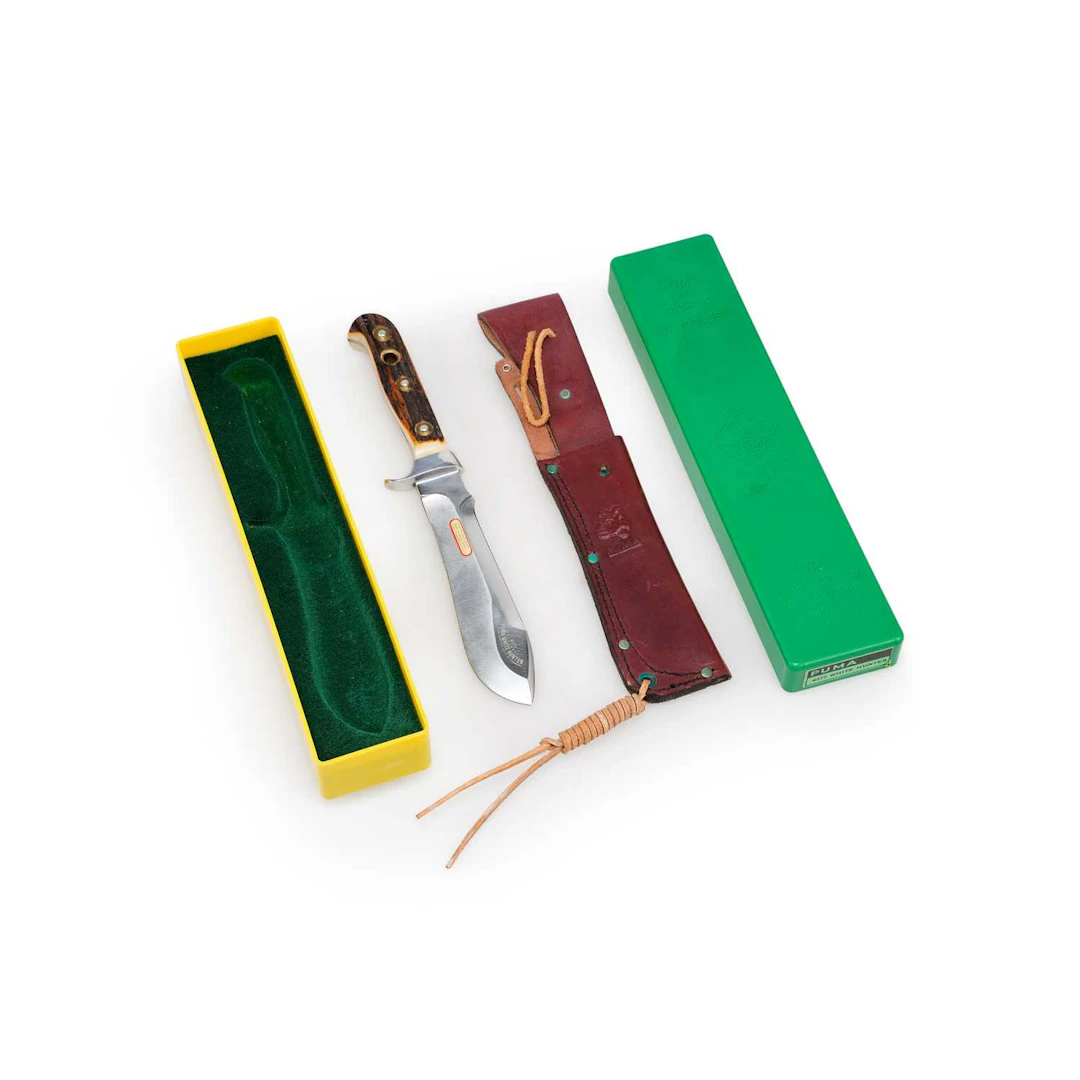 A PUMA 6377 WHITE HUNTER HUNTING KNIFE