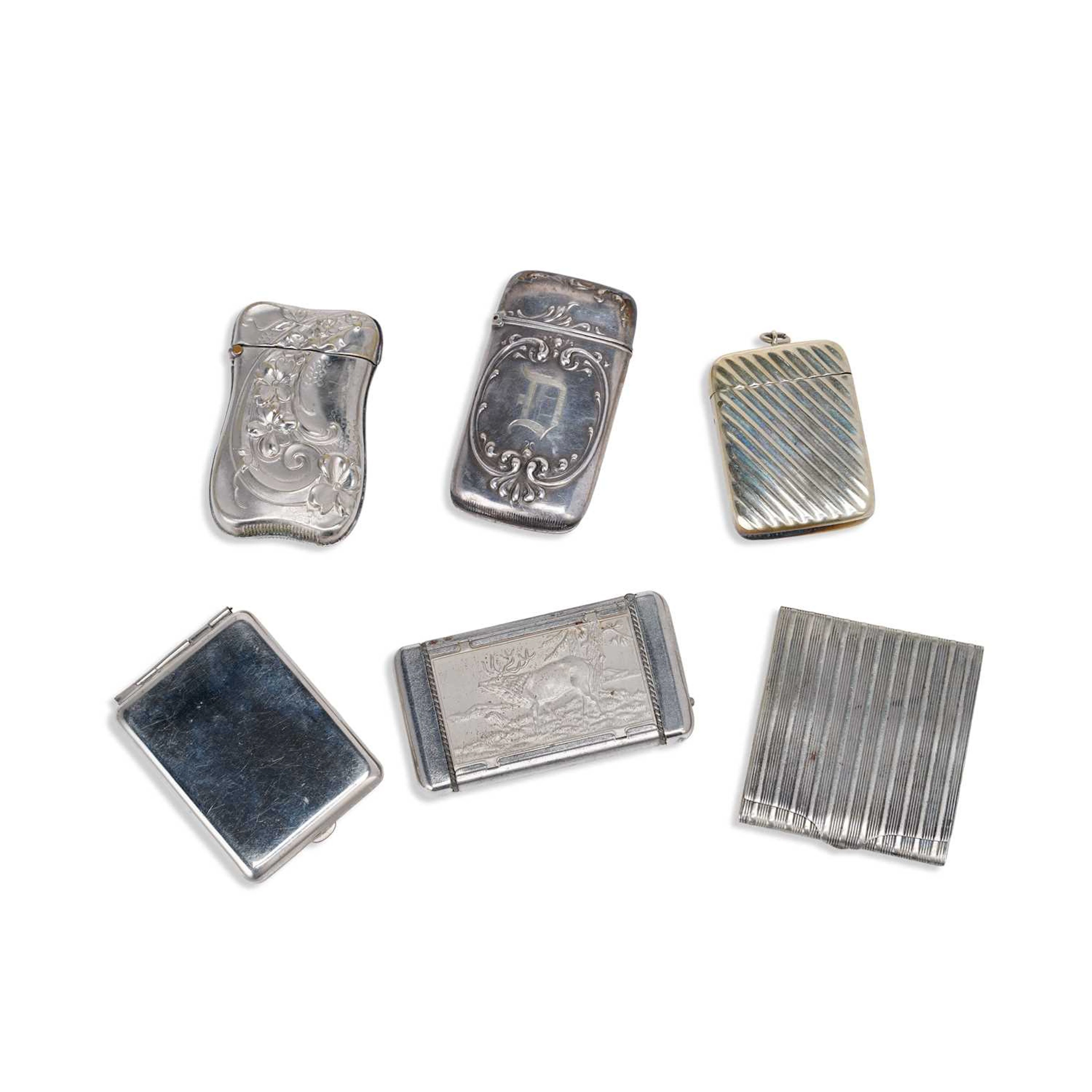A COLLECTION OF 20TH CENTURY VESTA CASES