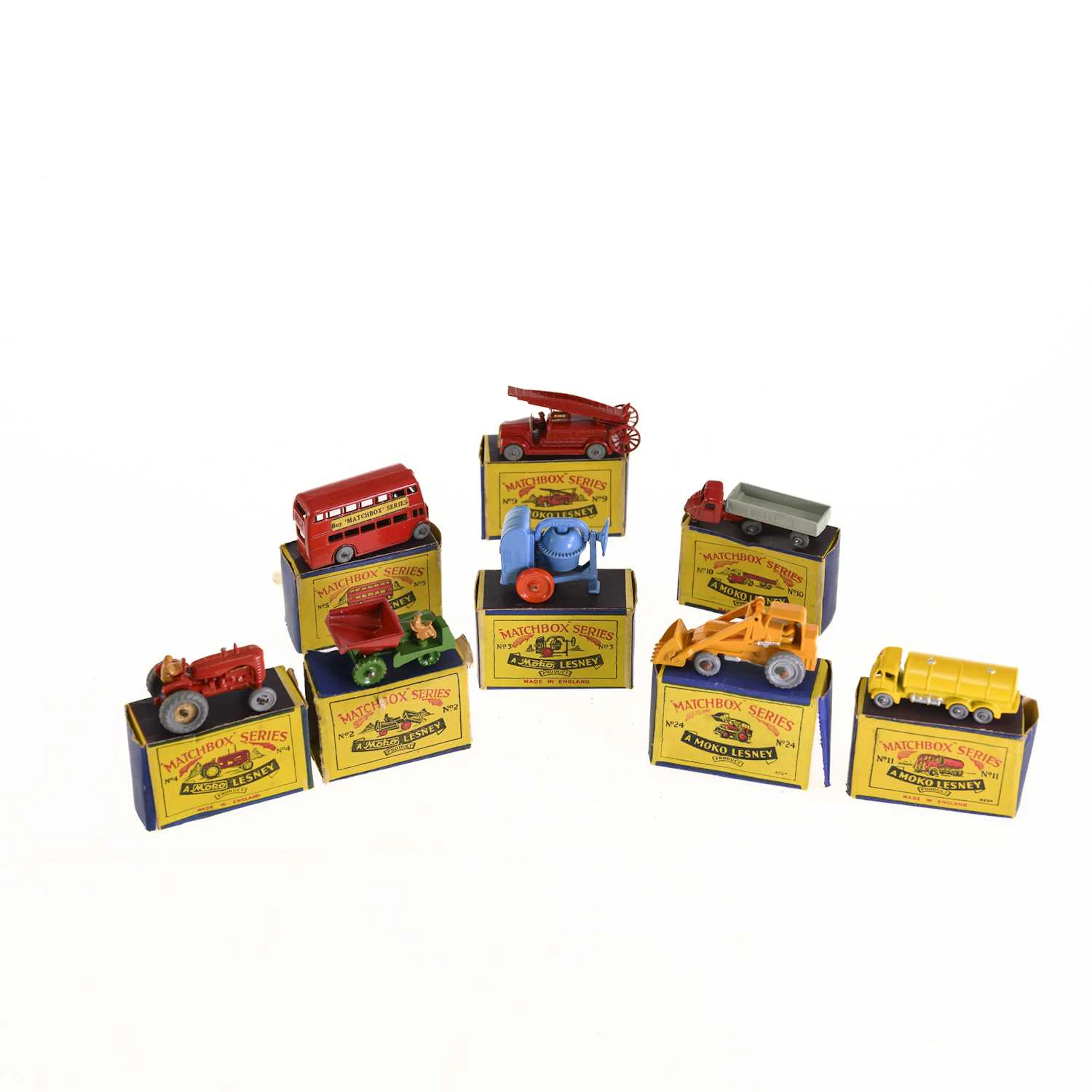A GROUP OF MOKO LESNEY MATCHBOX SERIES DIECAST MODELS
