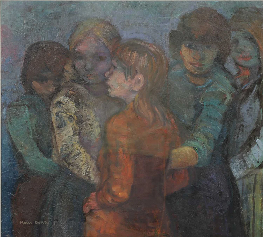 ‡ MOIRA BEATY (SCOTTISH 1922-2015) THE GROUP