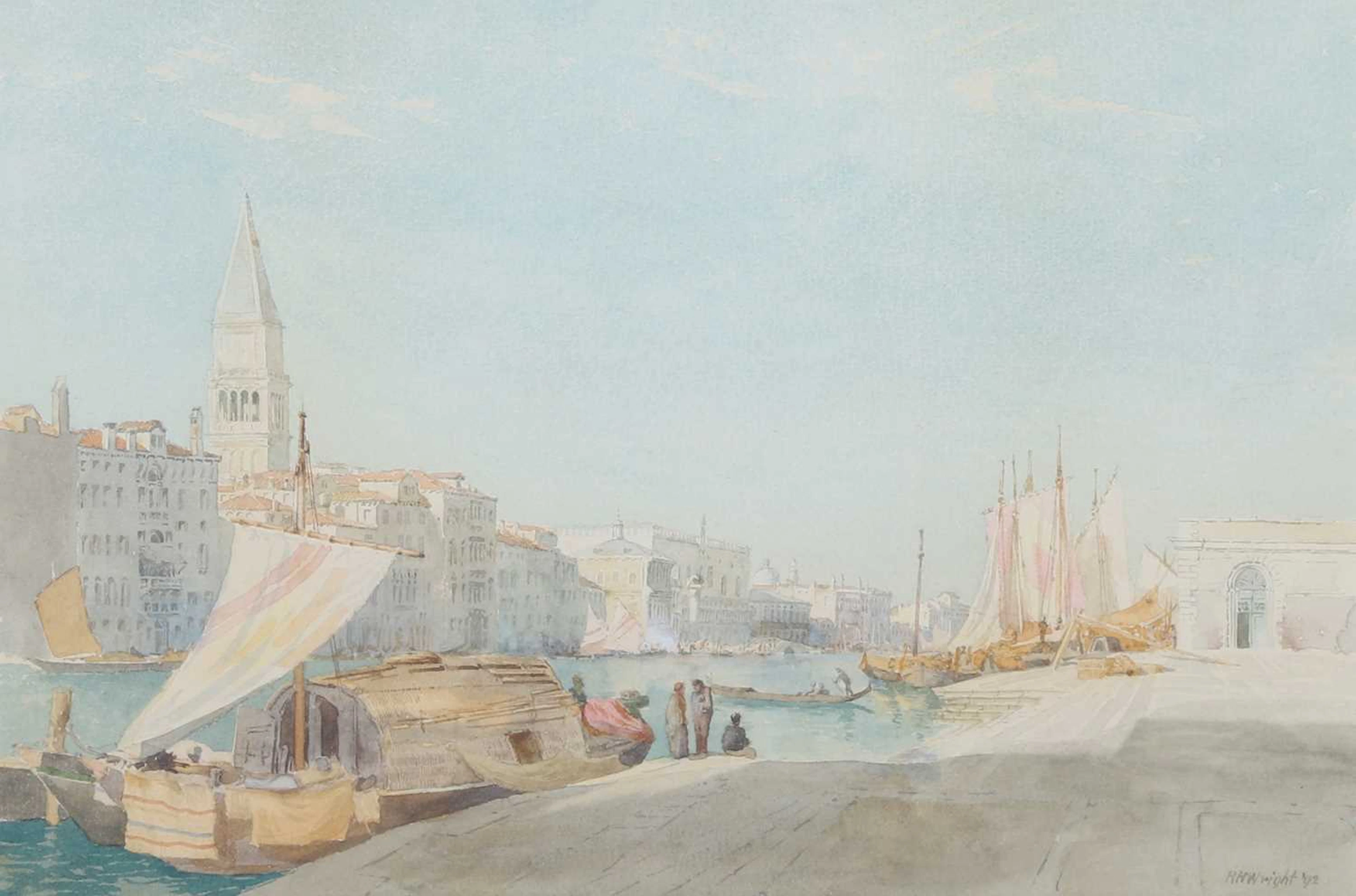 RICHARD HENRY WRIGHT (1857-1930) THE GRAND CANAL, VENICE