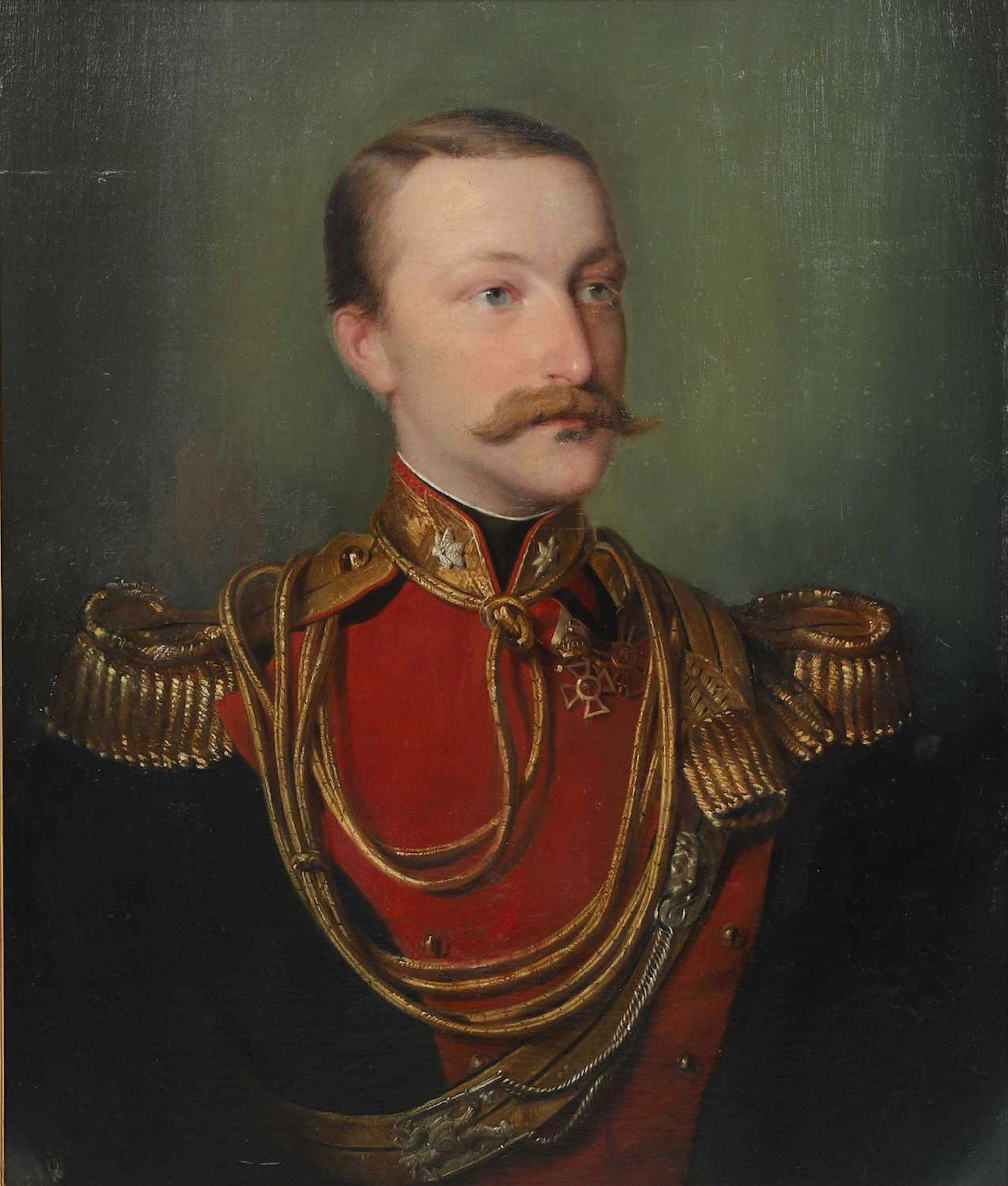 19TH CENTURY AUSTRIAN SCHOOL PORTRAIT OF AN ARMY OFFICER