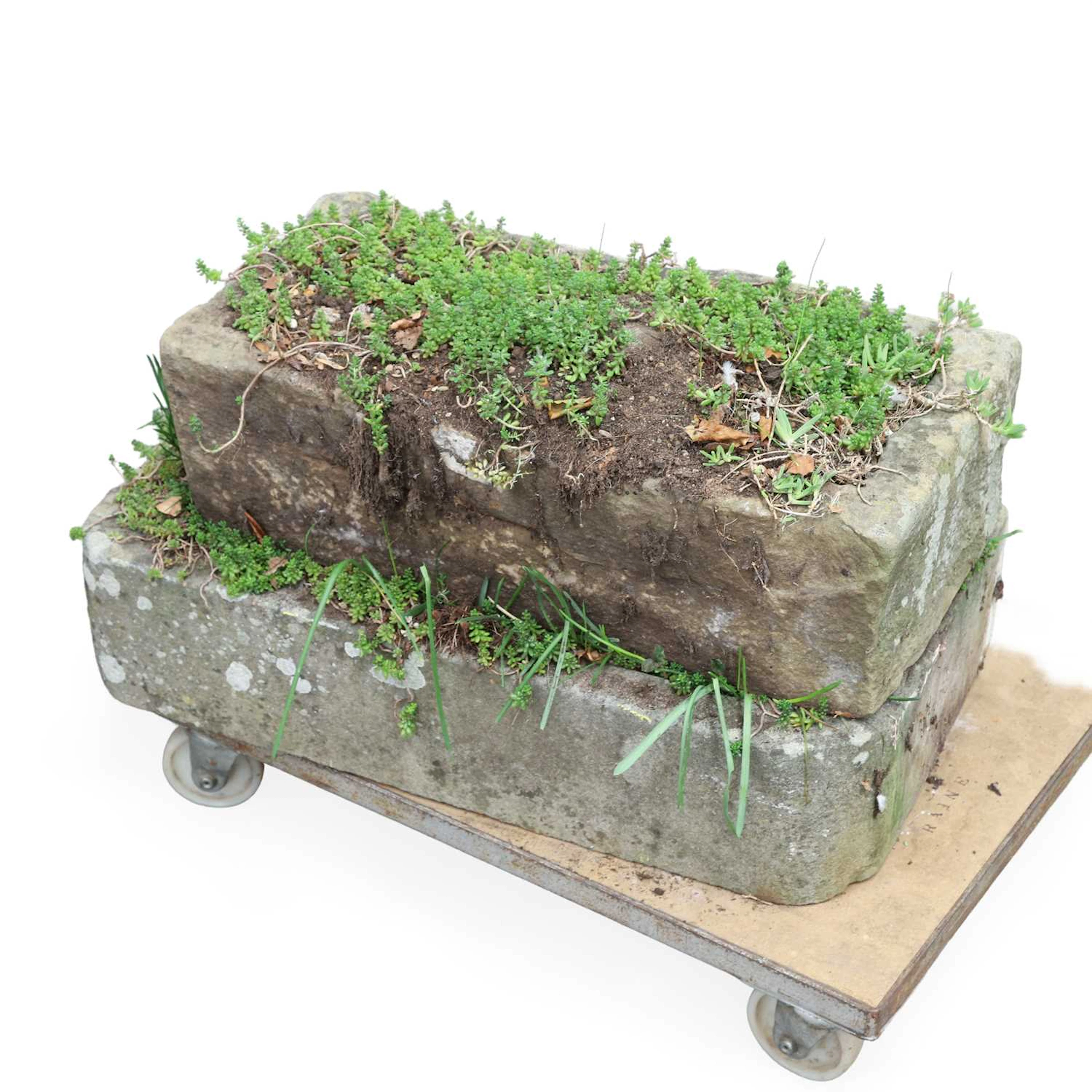 TWO STONE TROUGHS