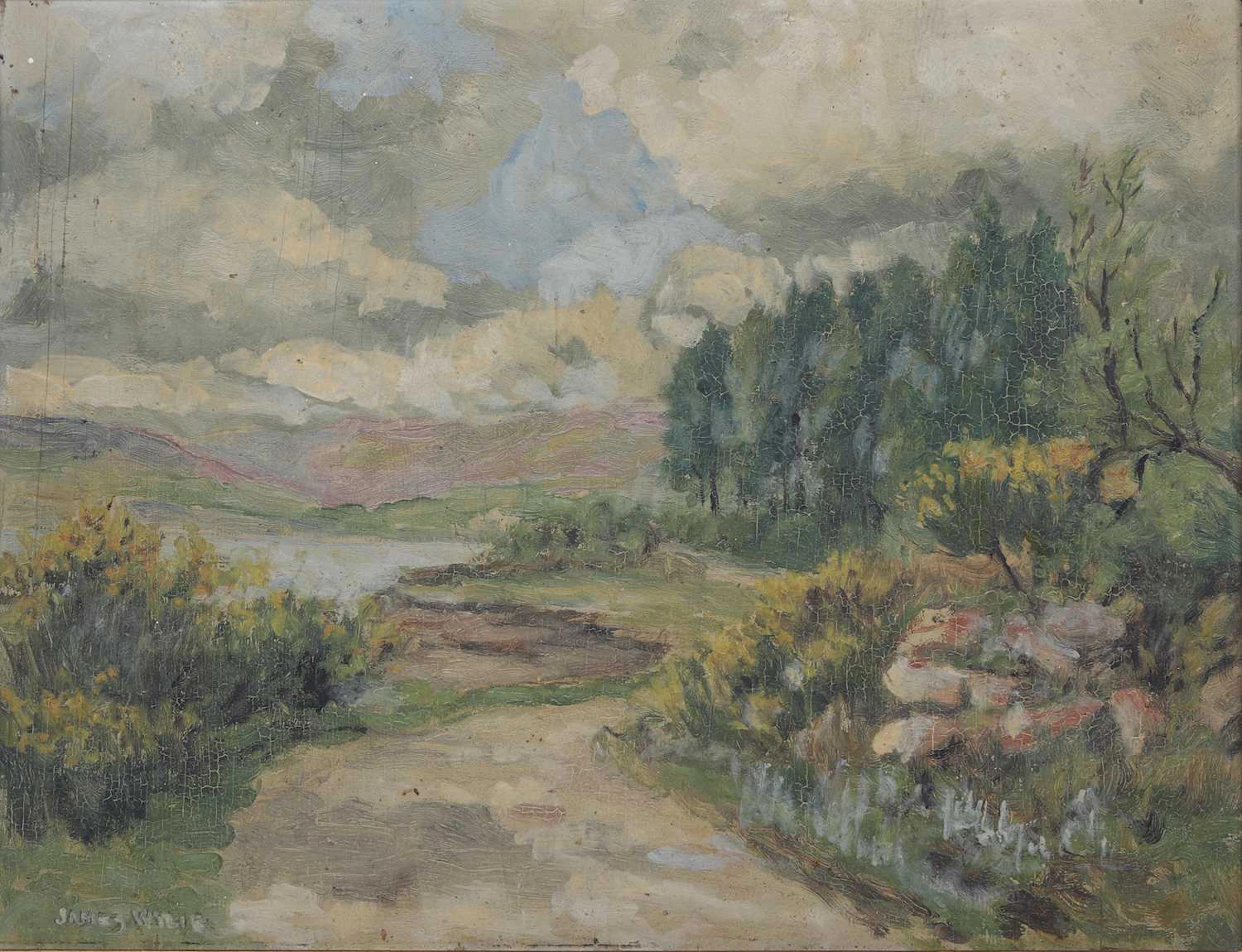 ‡ JAMES WYLIE (1865-1960) RIVER LANDSCAPE