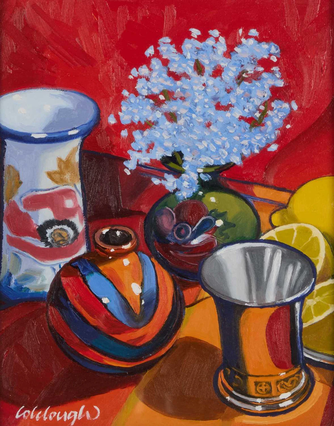 ‡ FRANK COLCLOUGH (1941-2023) FORGET-ME-NOTS STUDY