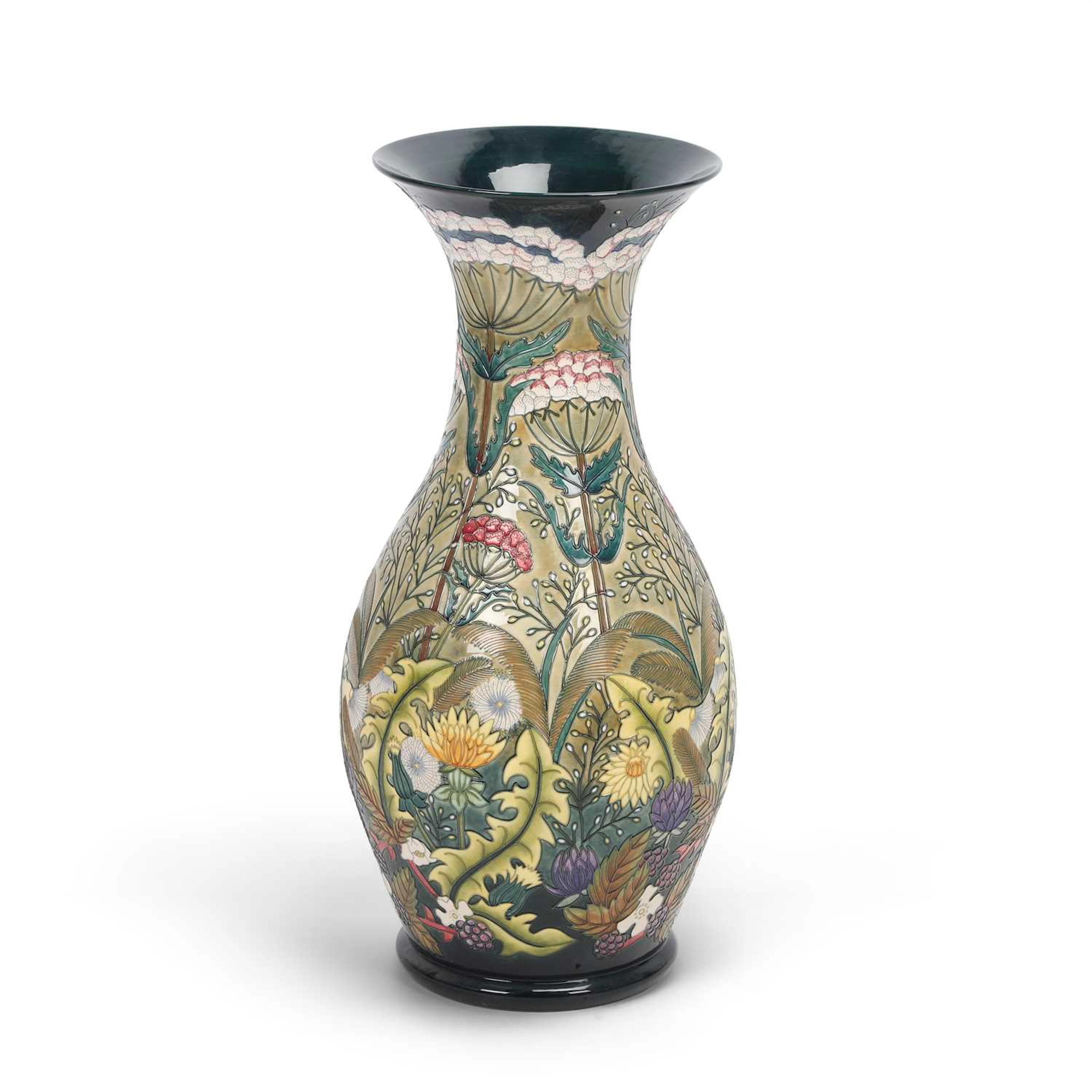 A LARGE MOORCROFT 'RYDEN LANE' VASE