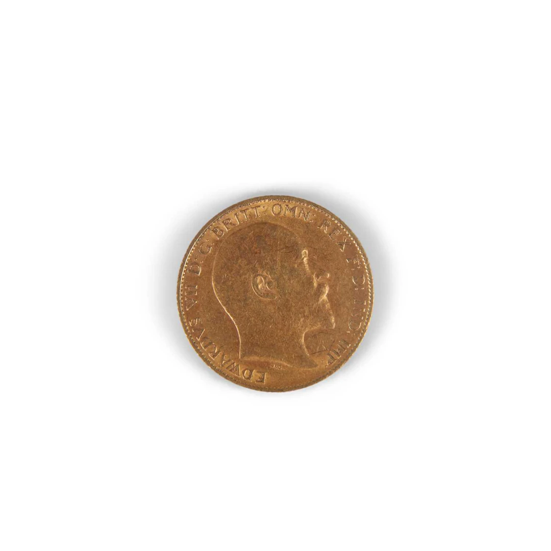 EDWARD VII (1901-1910), HALF SOVEREIGN