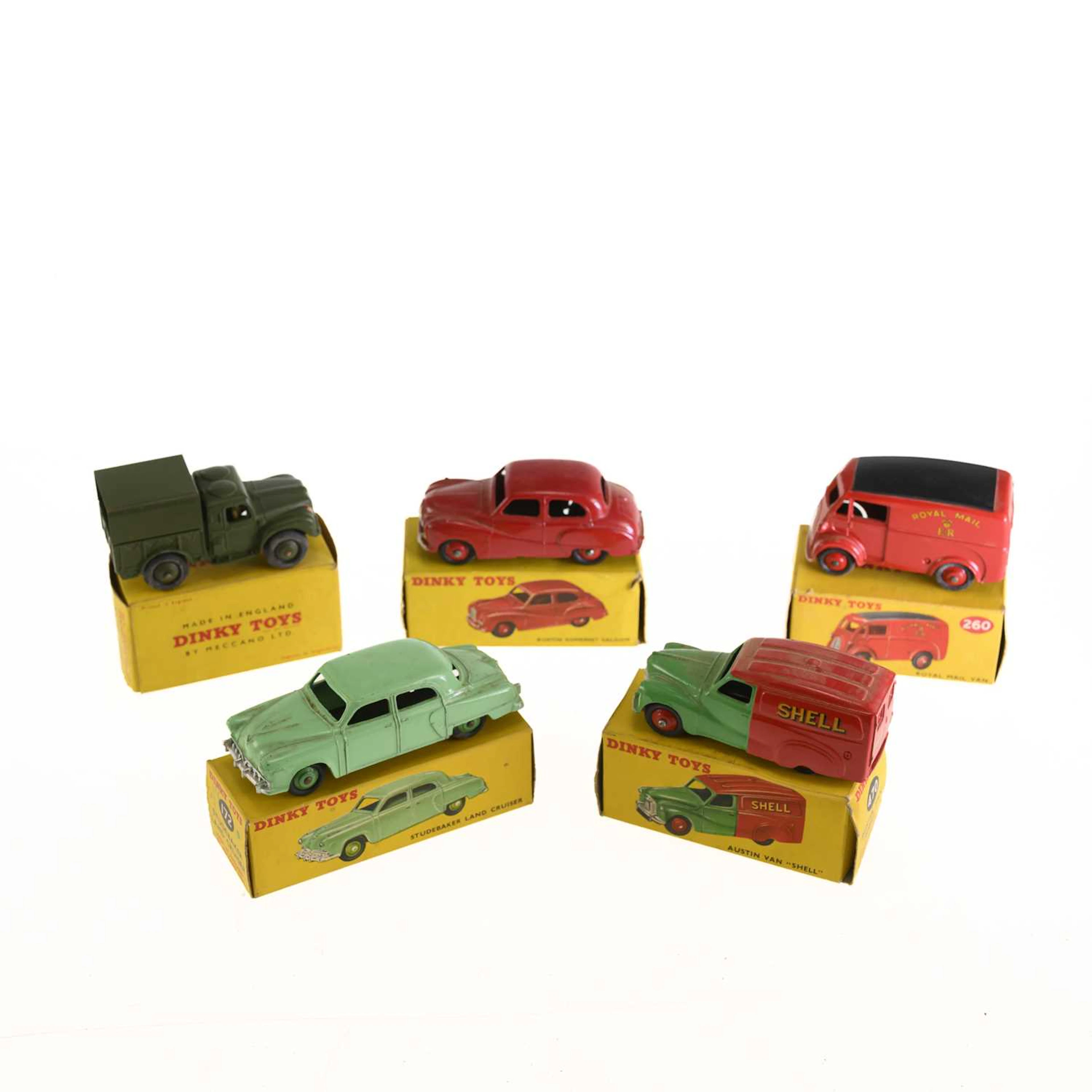 FIVE DINKY DIECAST MODELS