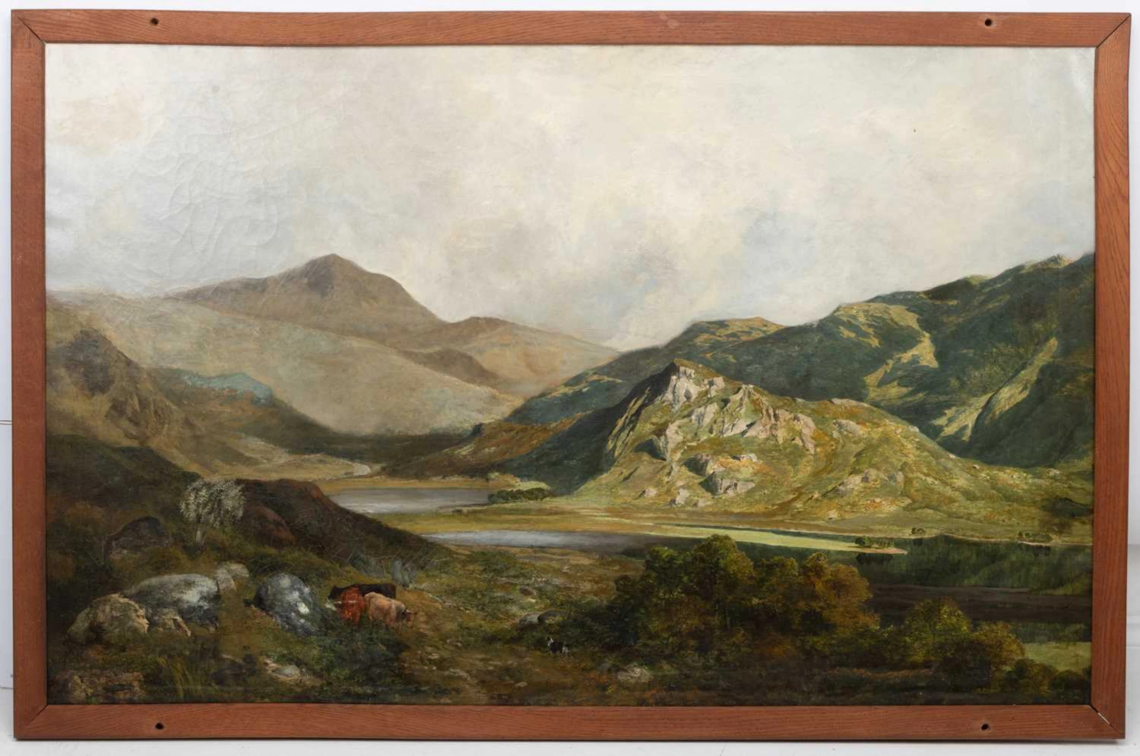 ATTRIBUTED TO ALFRED DE BREANSKI SENIOR (1852-1958) EXTENSIVE HIGHLAND