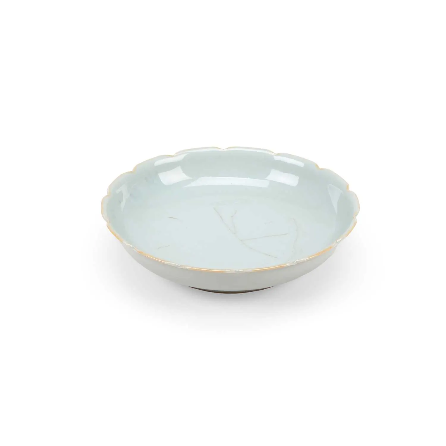 A CHINESE CELADON GLAZED DISH