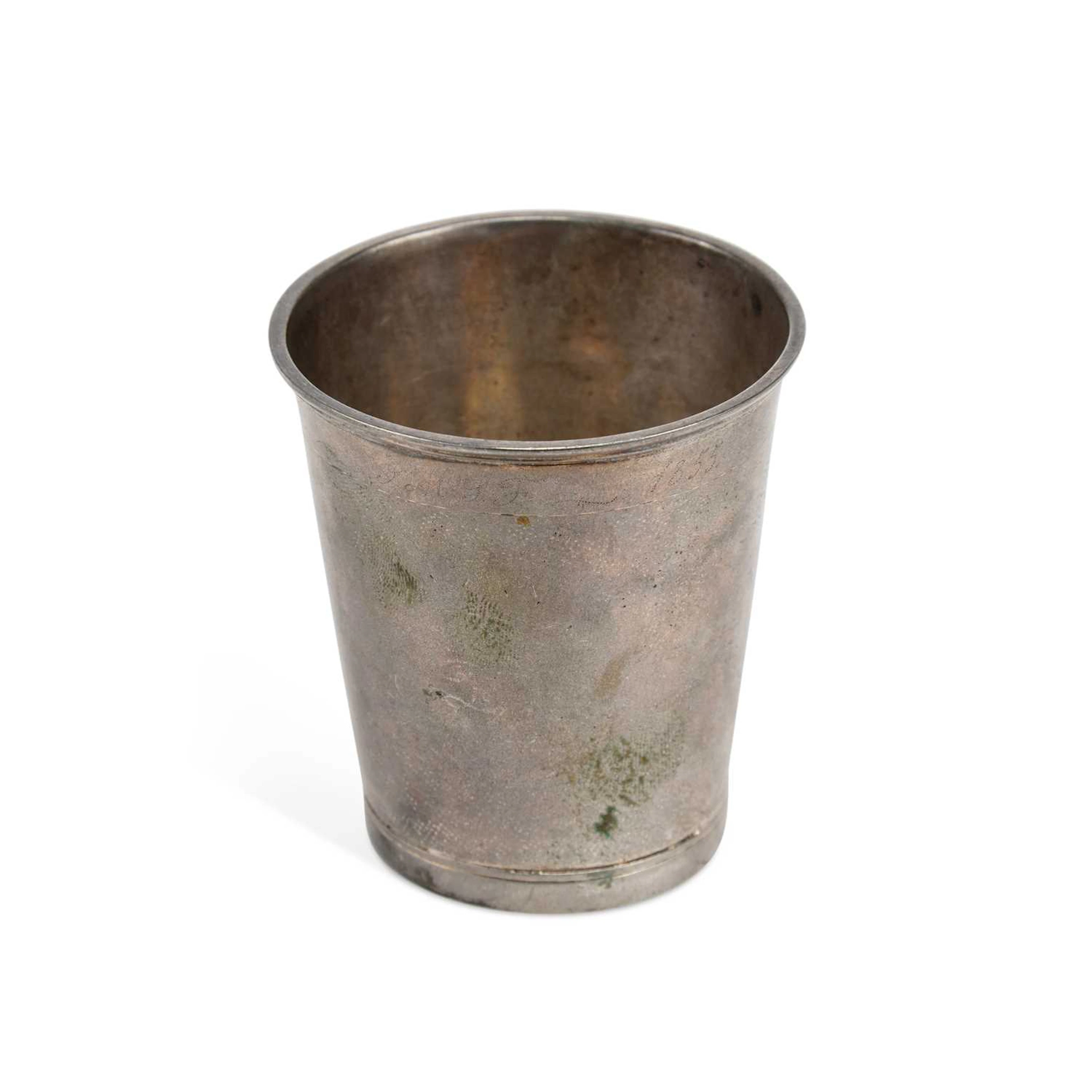 A CONTINENTAL SILVER BEAKER