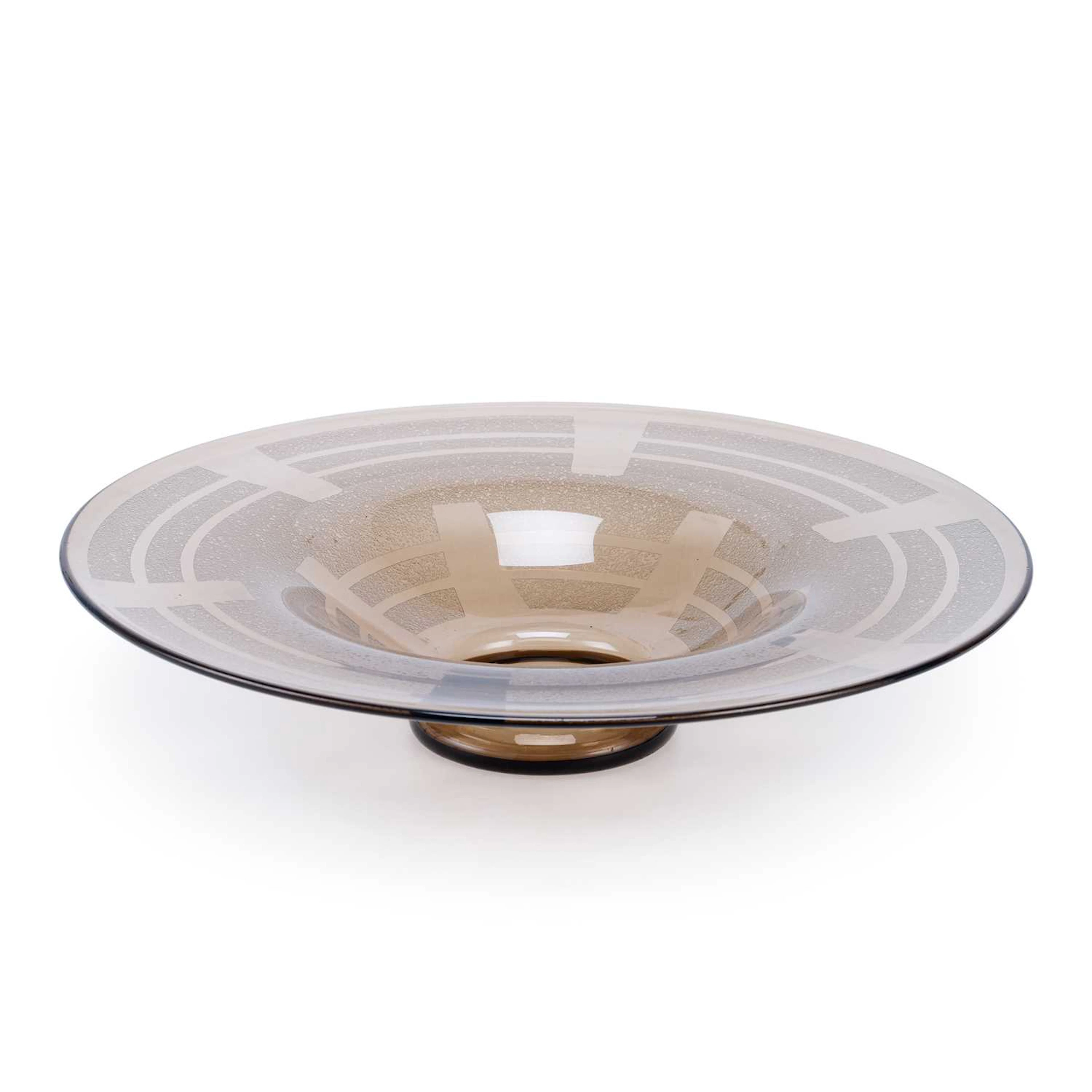A SCHNEIDER GLASS BOWL