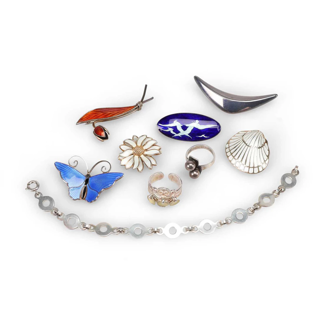 A GROUP OF SCANDINAVIAN JEWELLERY