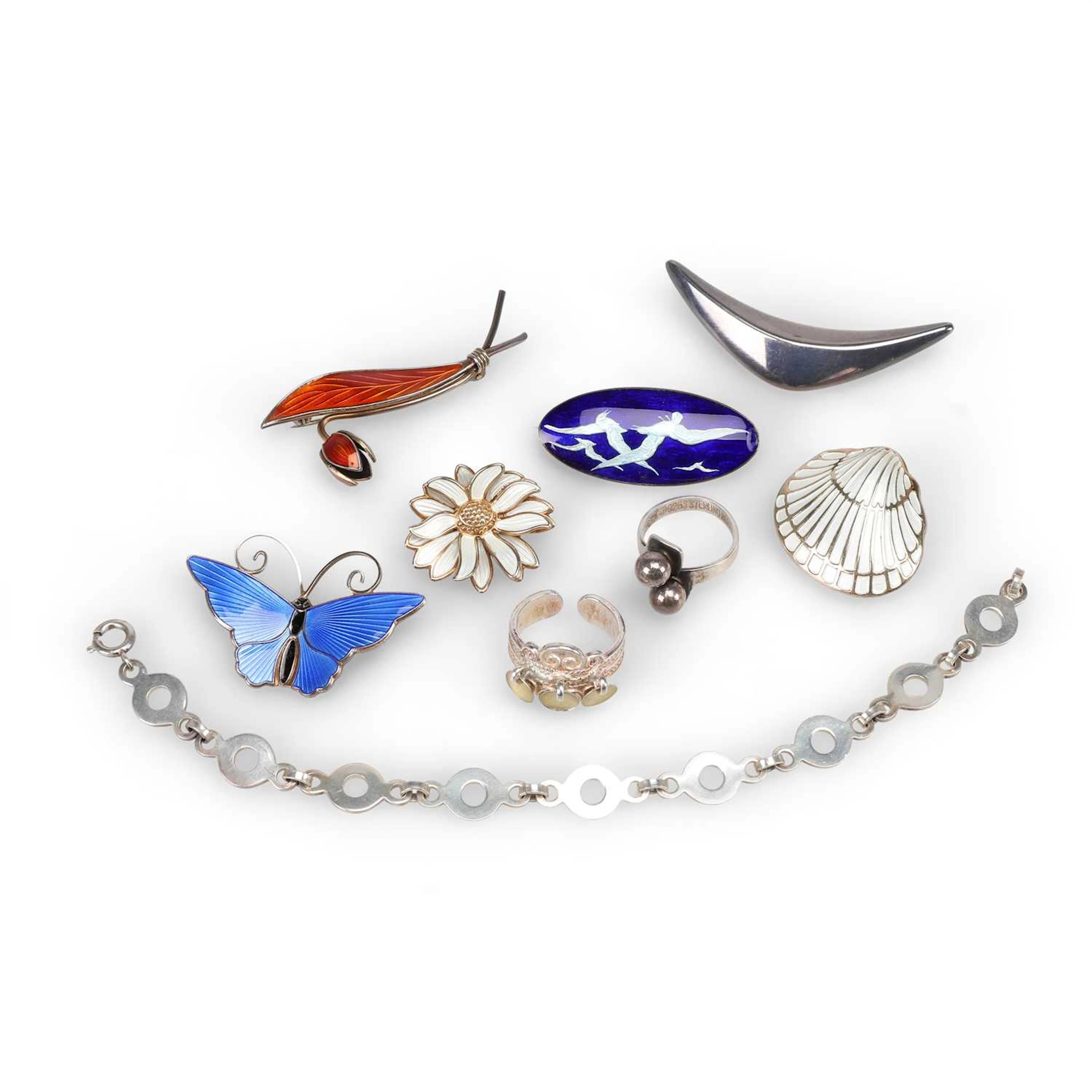 A GROUP OF SCANDINAVIAN JEWELLERY