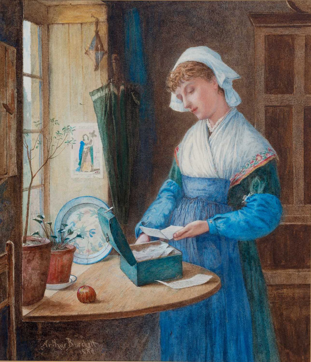 ARTHUR BURCHETT (1853-1927) THE LETTER