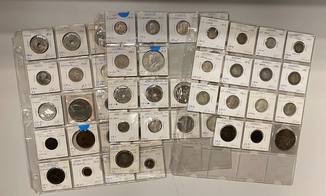 BRITISH COMMONWEALTH: LOT of 50 coins