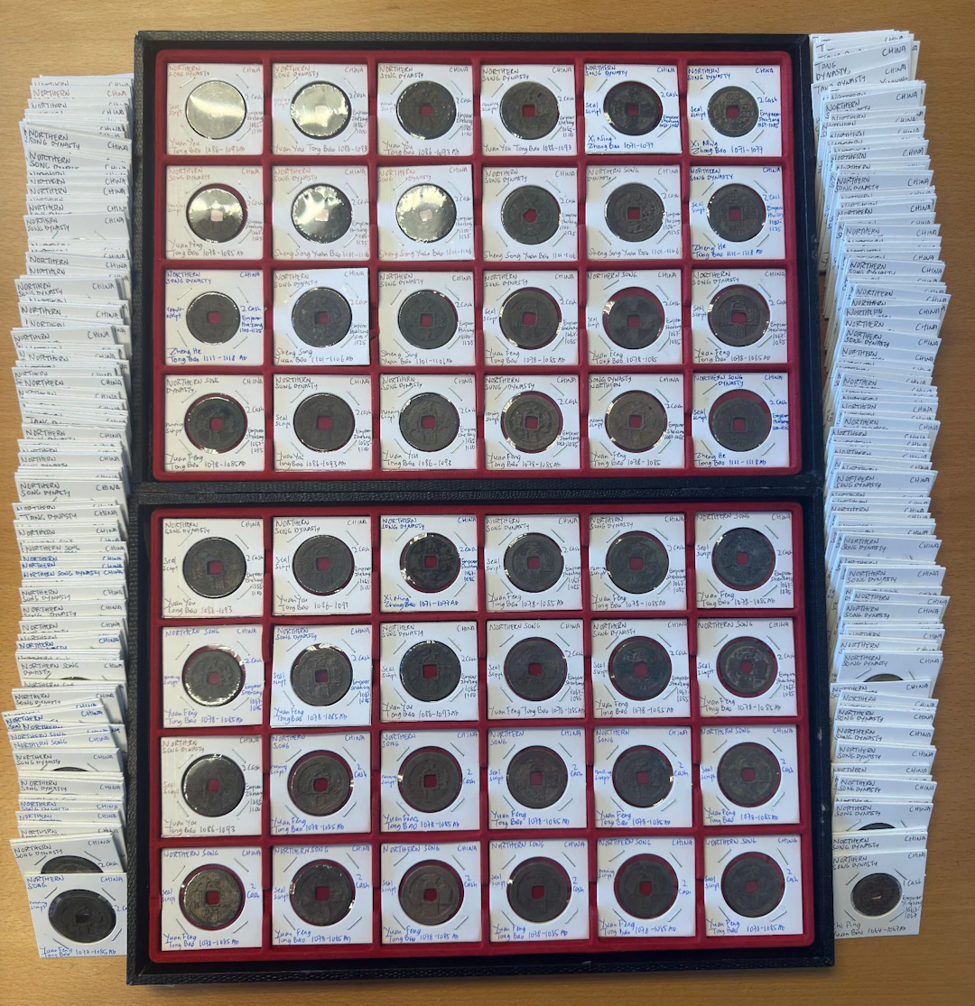 CHINA: NORTHERN SONG: LOT of 270 coins