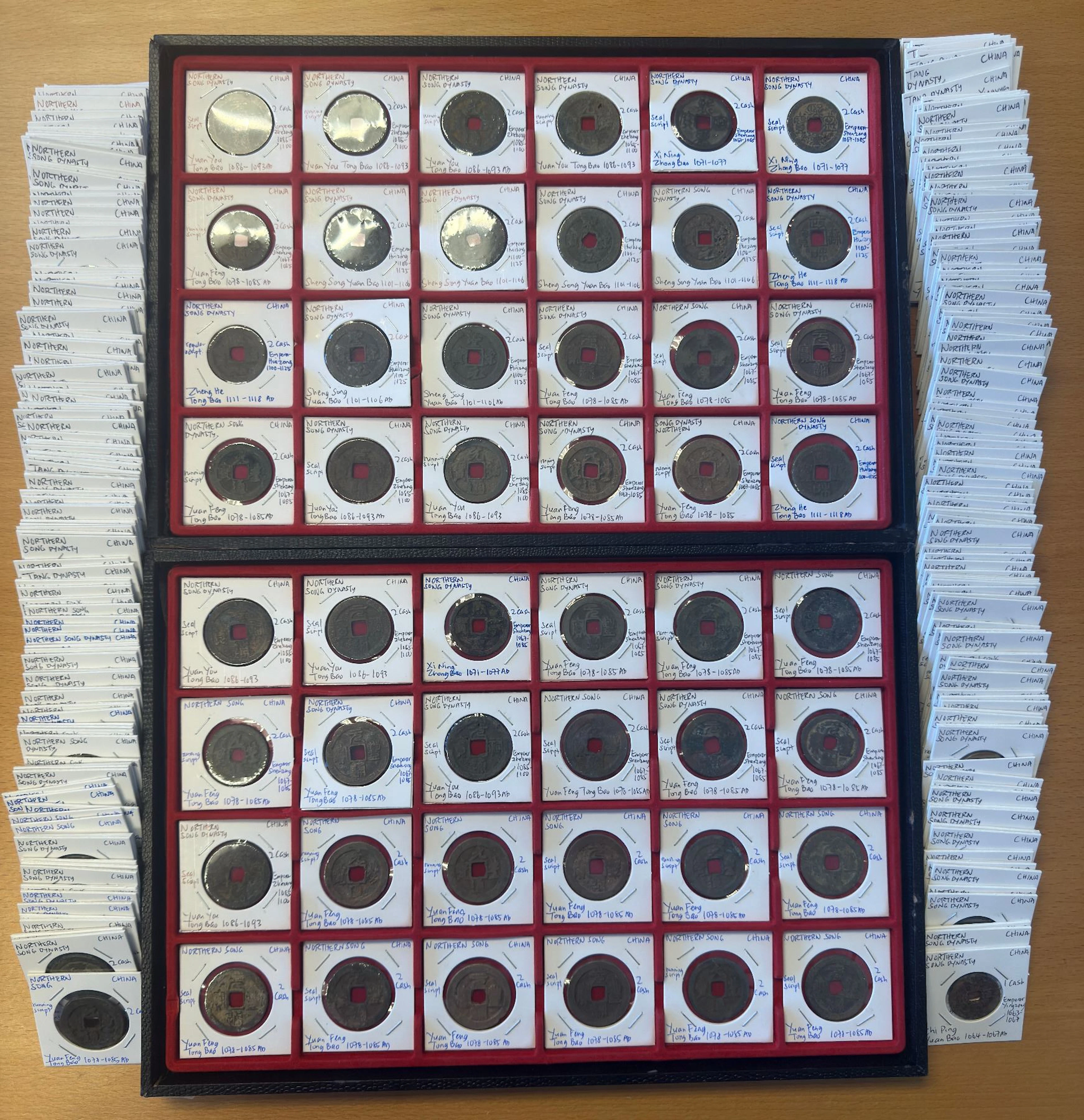 CHINA: NORTHERN SONG: LOT of 270 coins