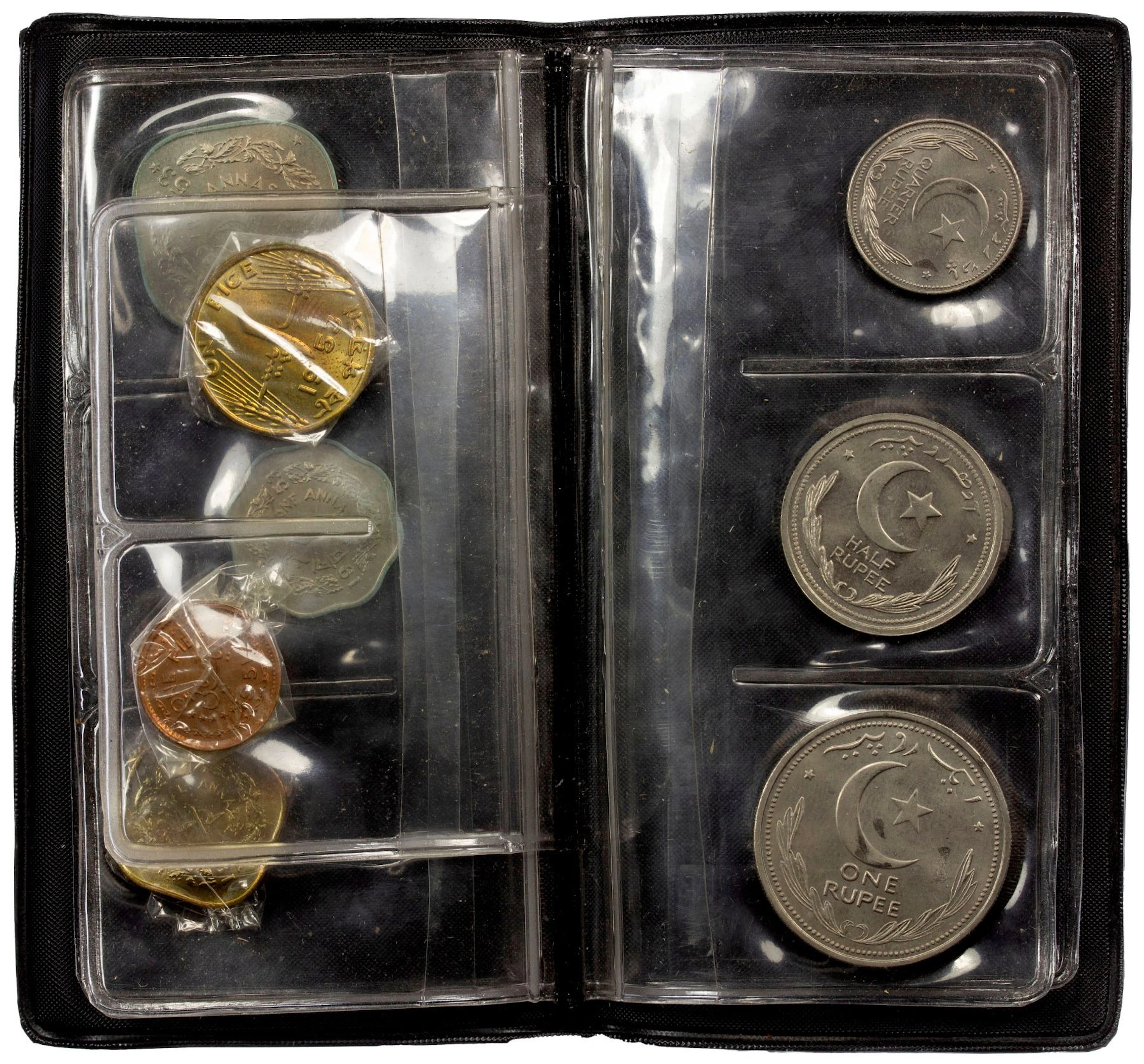 PAKISTAN: Islamic Republic, 8-coin mint set, 1948/51/53