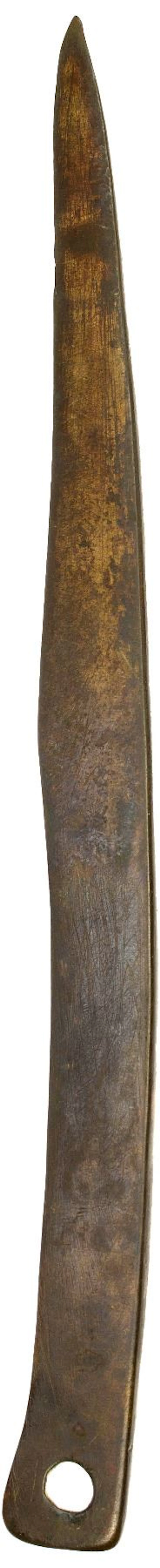 EASTERN ZHOU: Spring & Autumn Period, AE proto-knife money (53.11g)